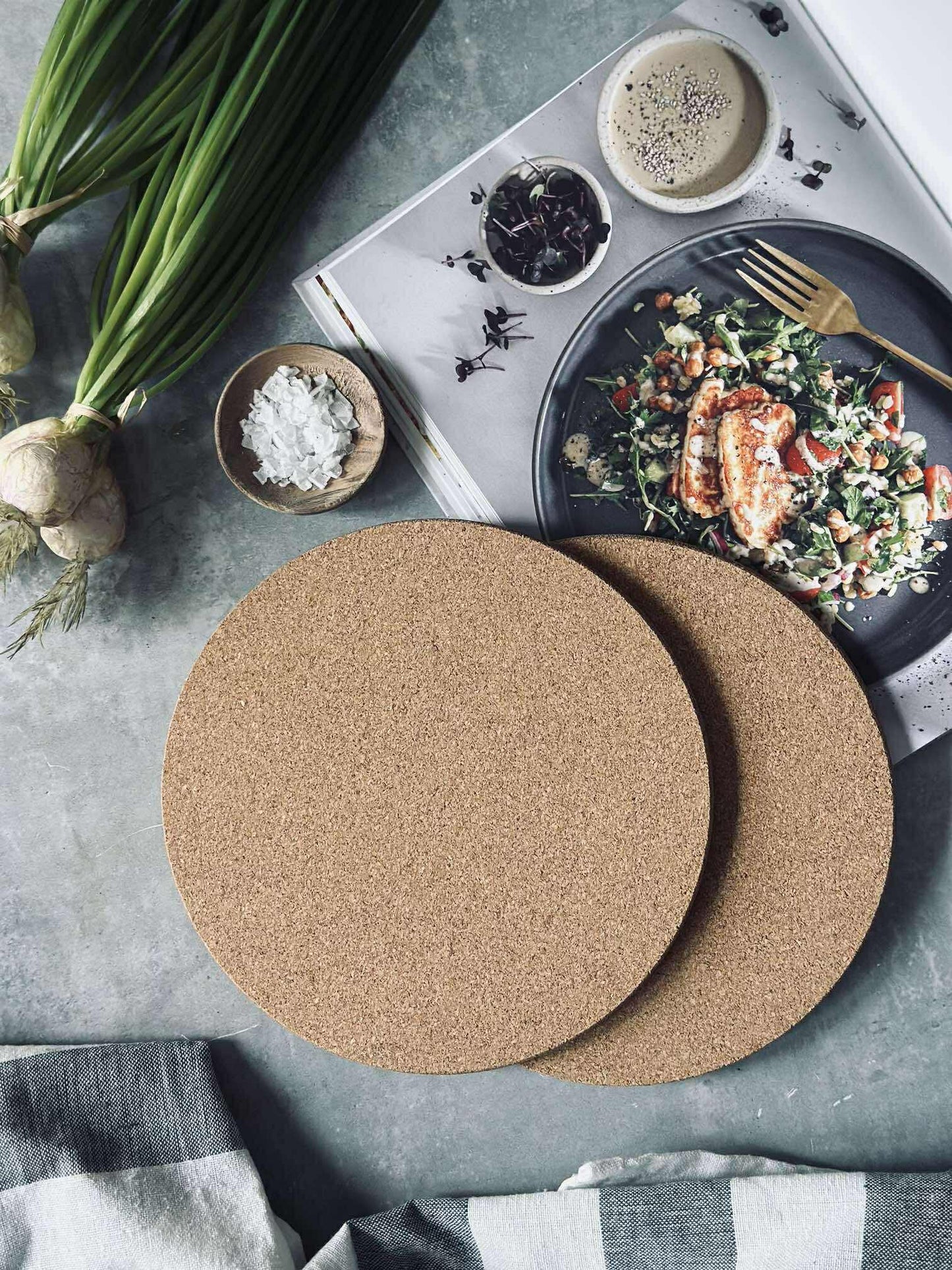 Bordskåner - Magnetisk kork 2 stk.