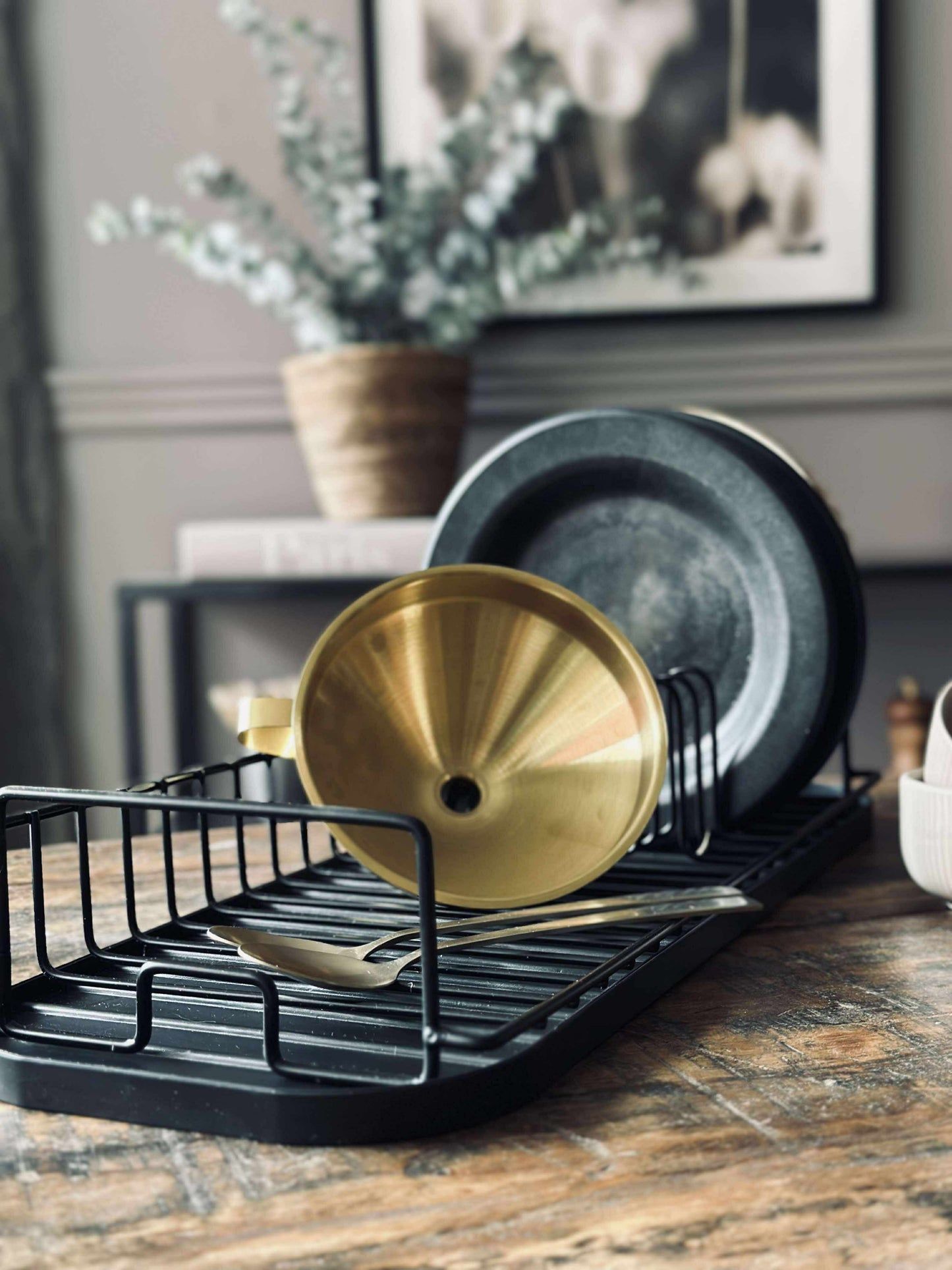 Opvaskestativ med bakke