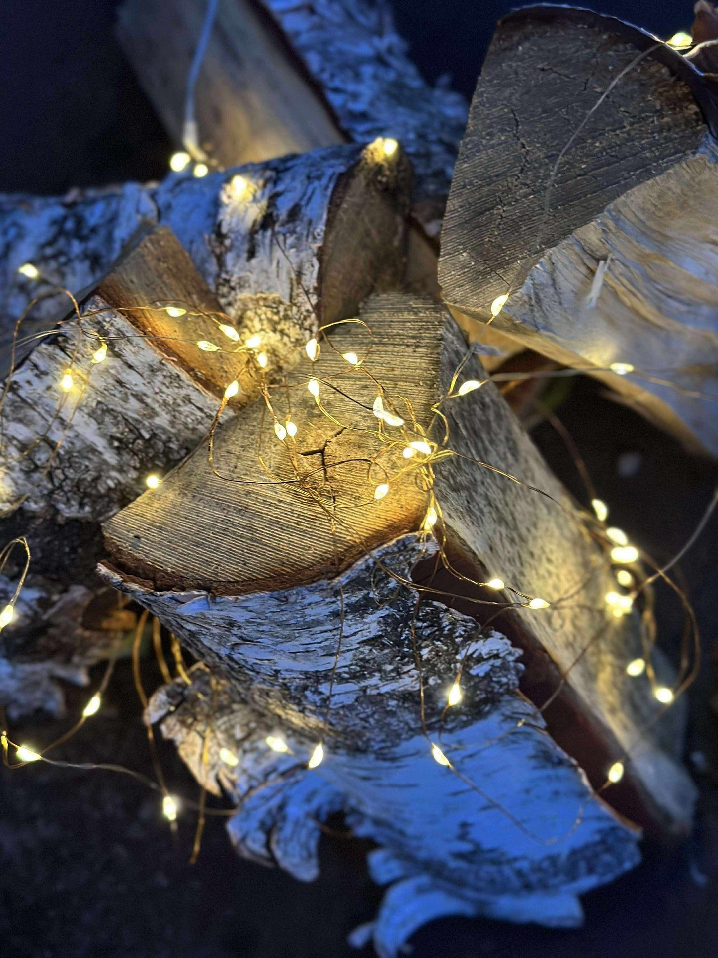 Lyskæde med solceller - 200 lys