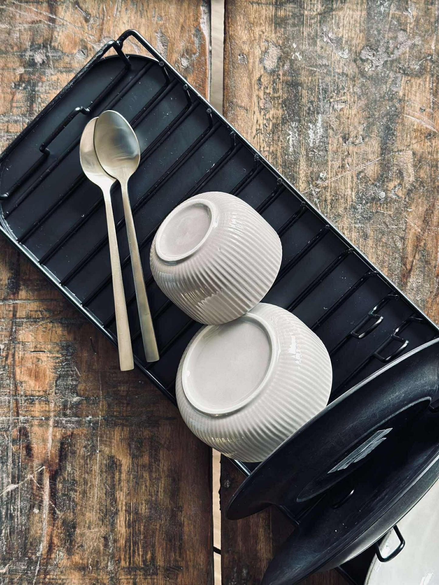 Opvaskestativ med bakke