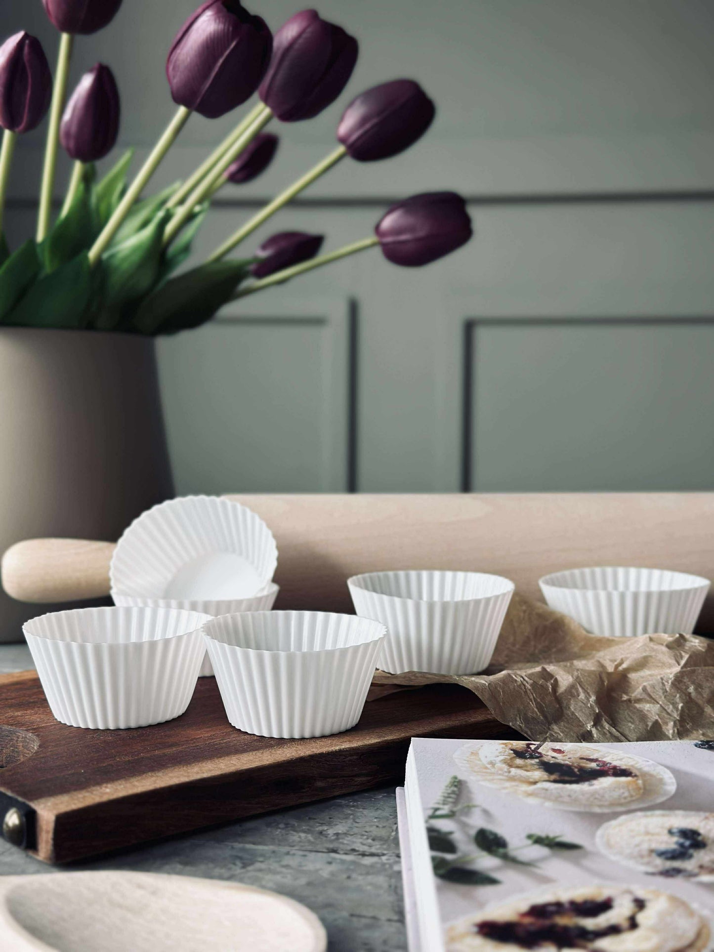 Muffinforme i silikone - 6 stk.