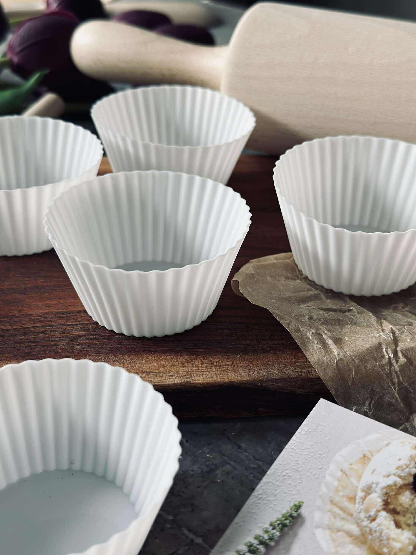 Muffinforme i silikone - 6 stk.