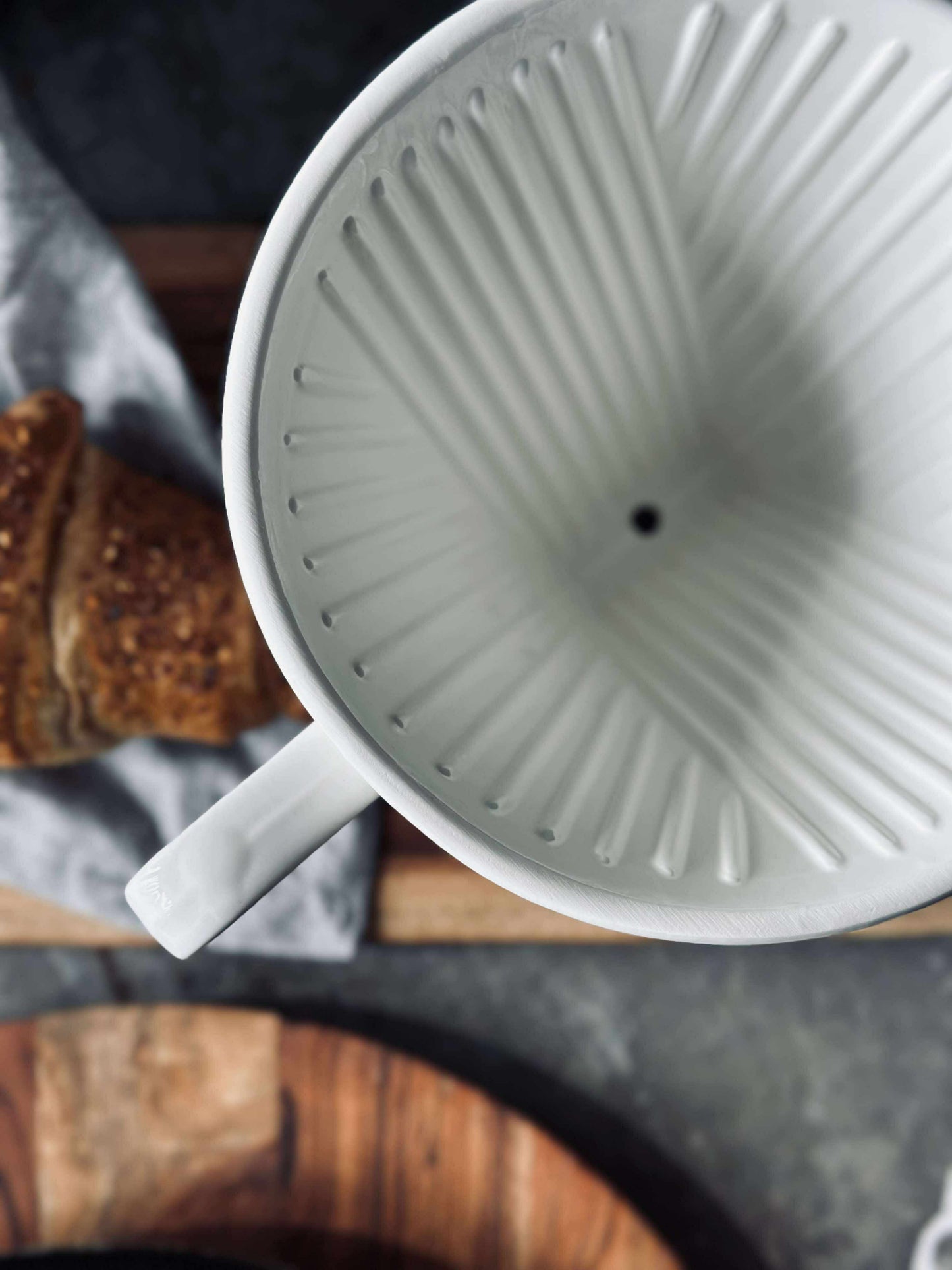 Kaffefilter i porcelæn