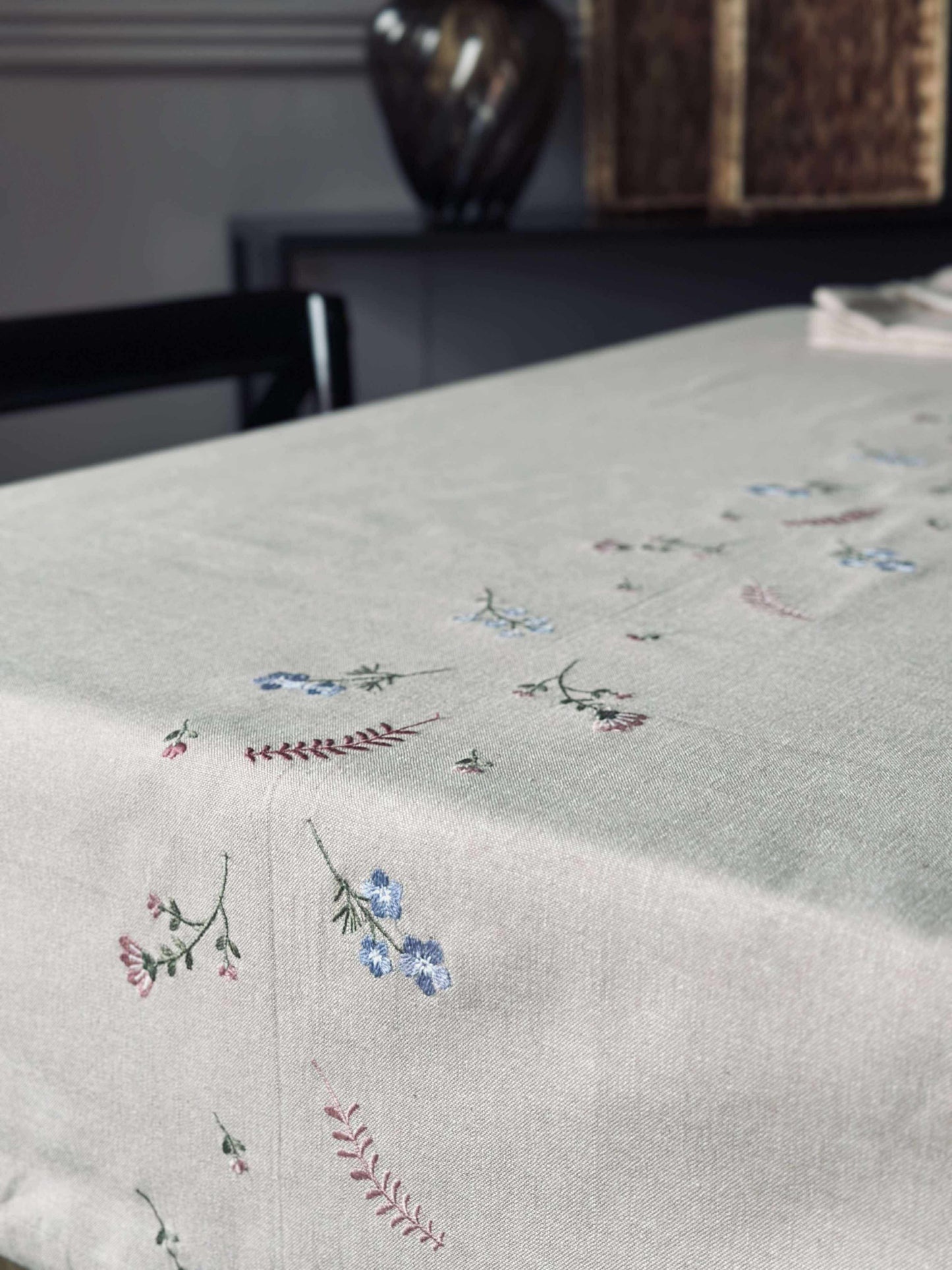 Dug flower broderi - Hørlook