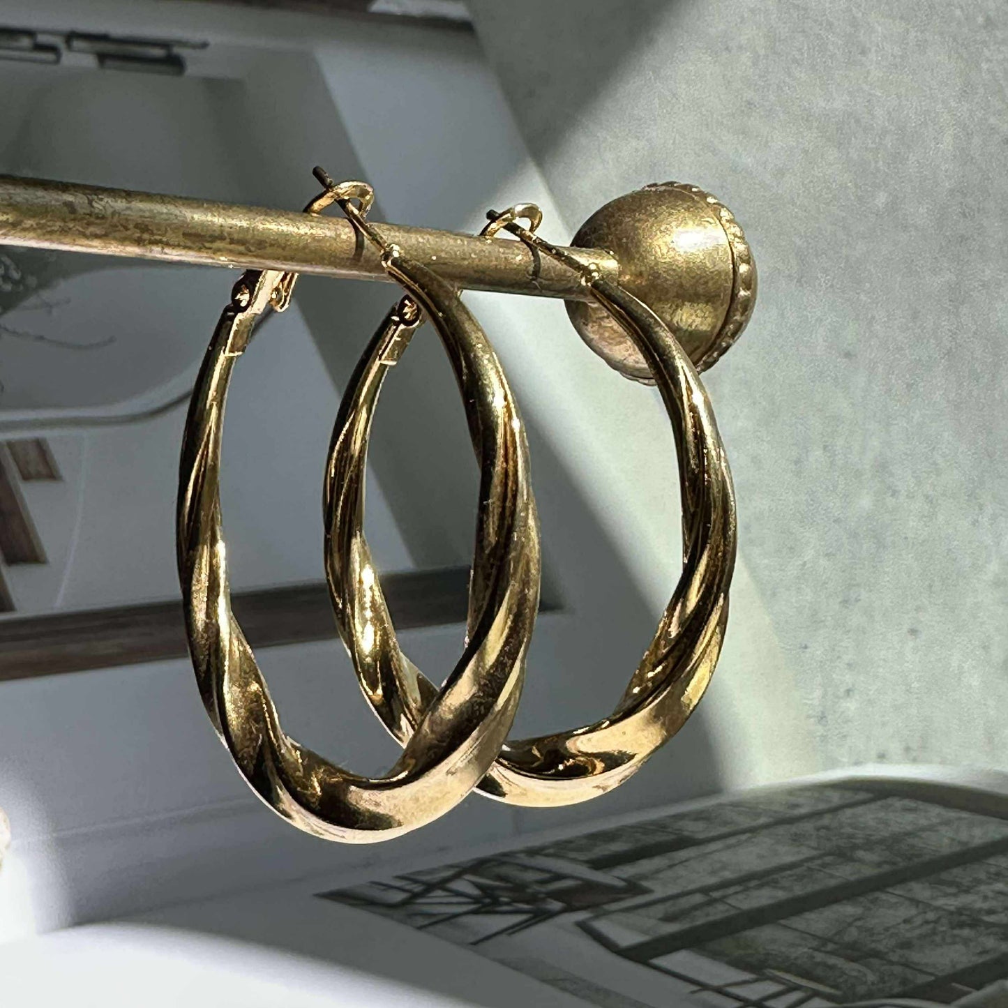 Øreringe Jayden forgyldt