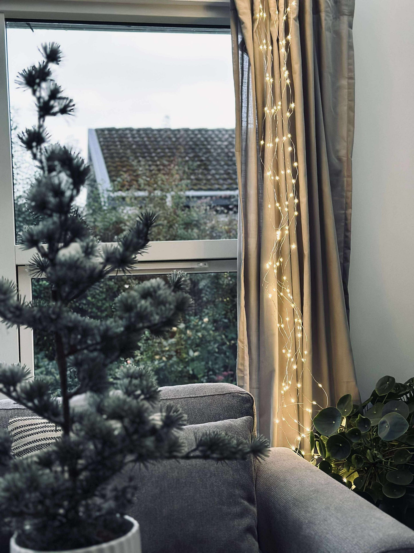 Lyskæde hængende med 160 led lys