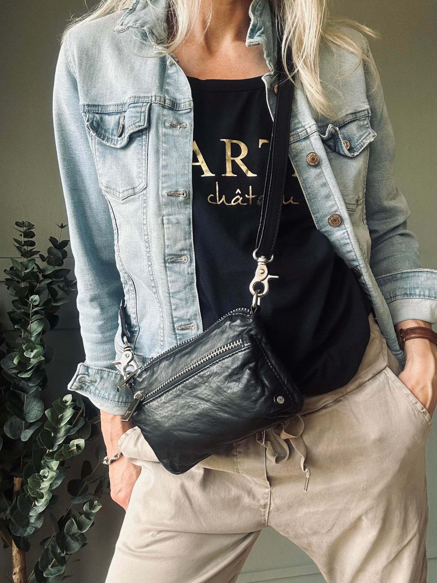Clutch / crossover - Black / silver