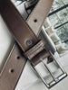 Bælte 3,5 cm - Dark taupe