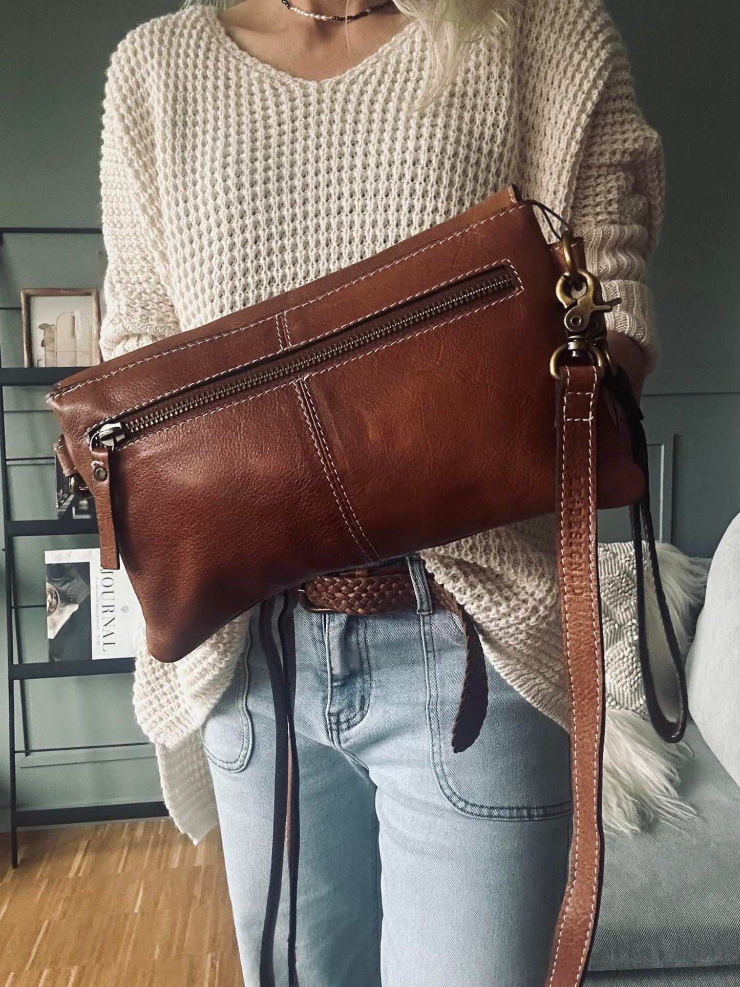 Clutch Jodi - Walnut