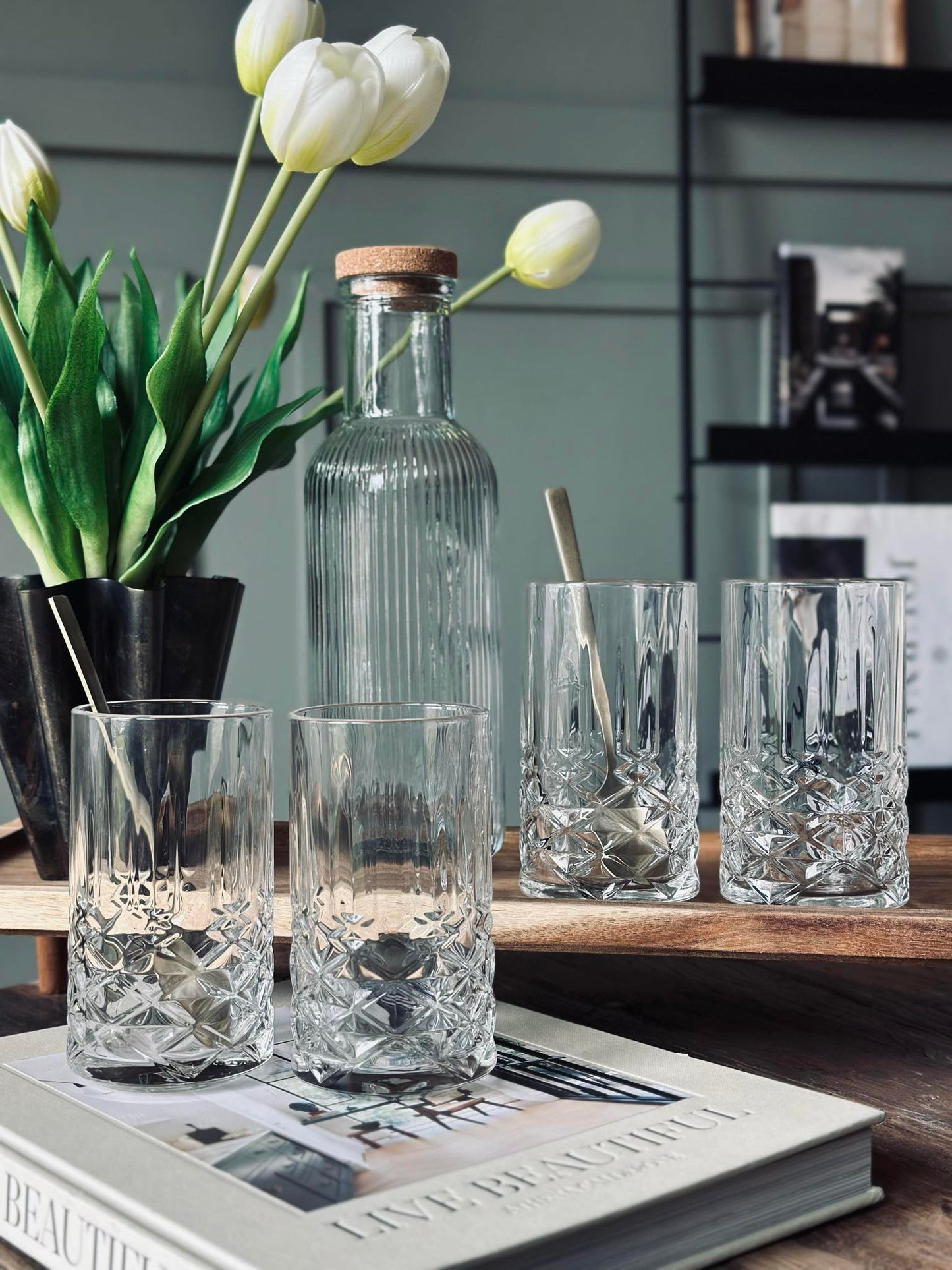 Drikkeglas Boston long drink - 4 stk.