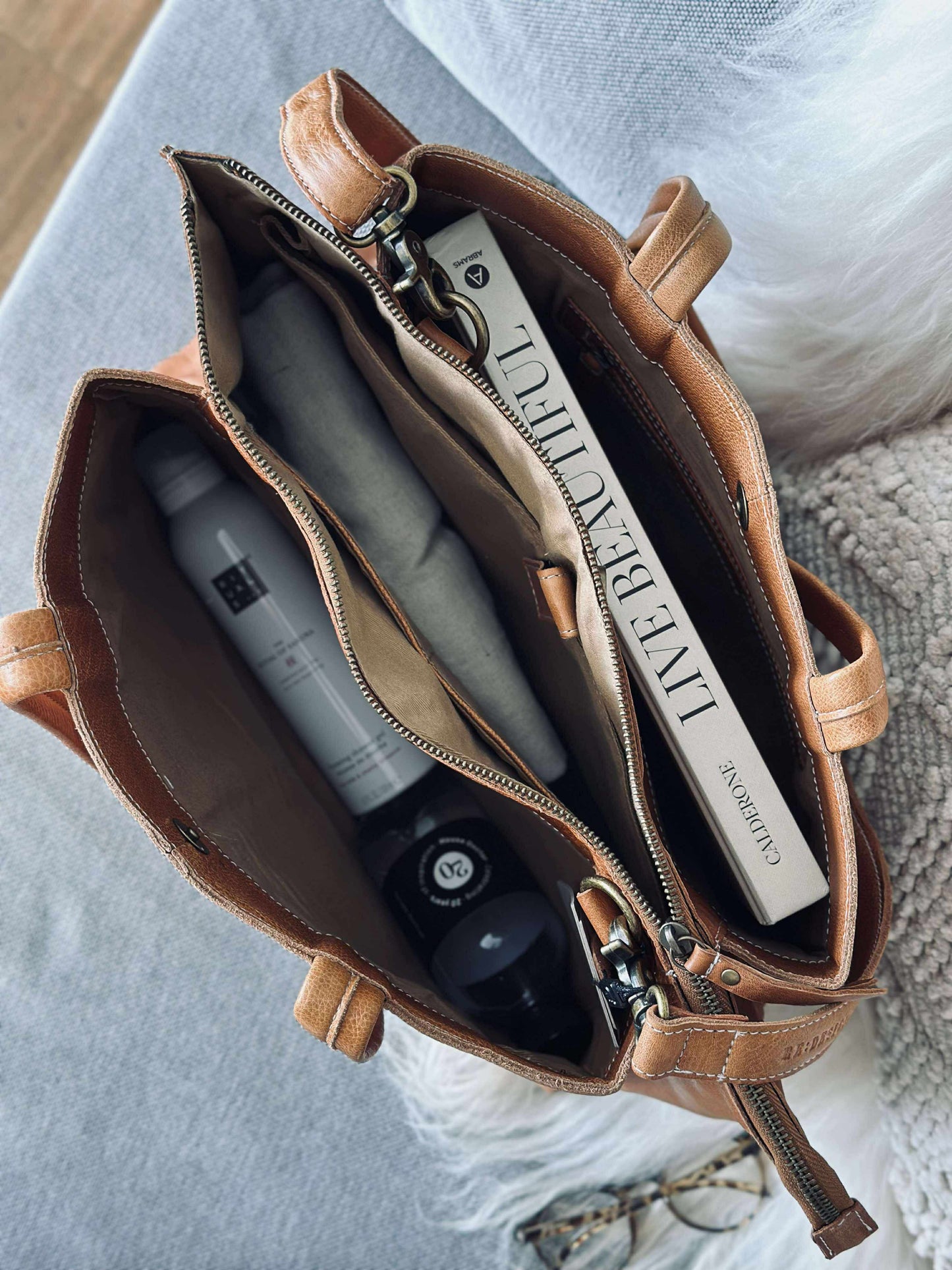 Arbejdstaske - Valerie Cognac