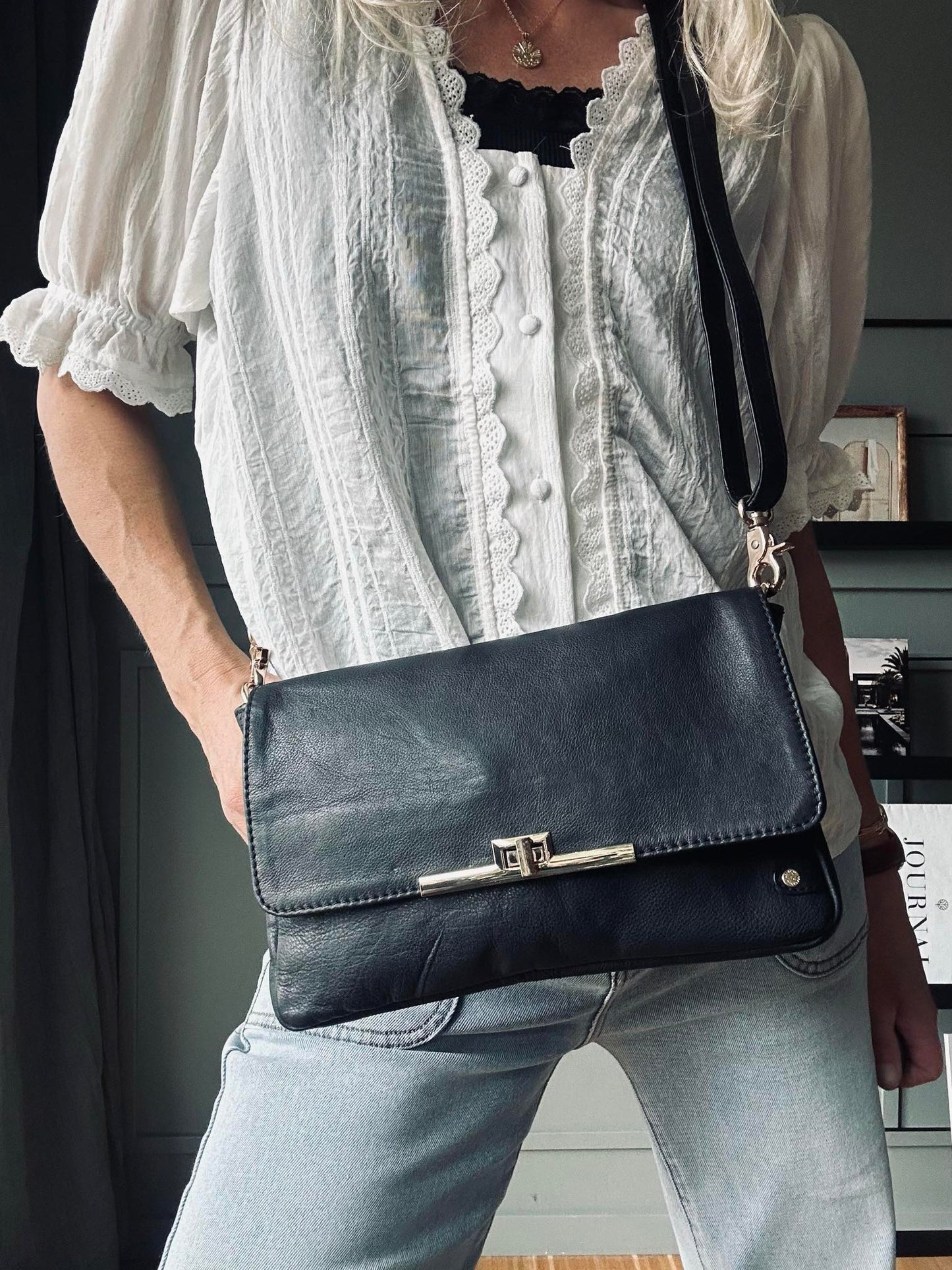 Clutch Elegant black / gold