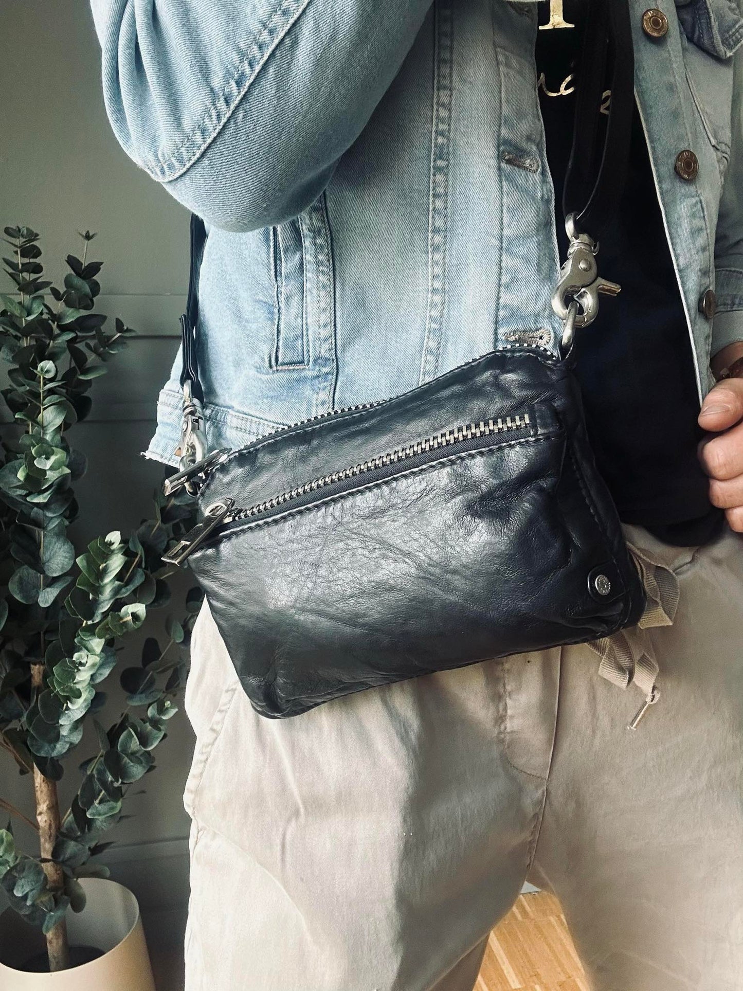 Clutch / crossover - Black / silver