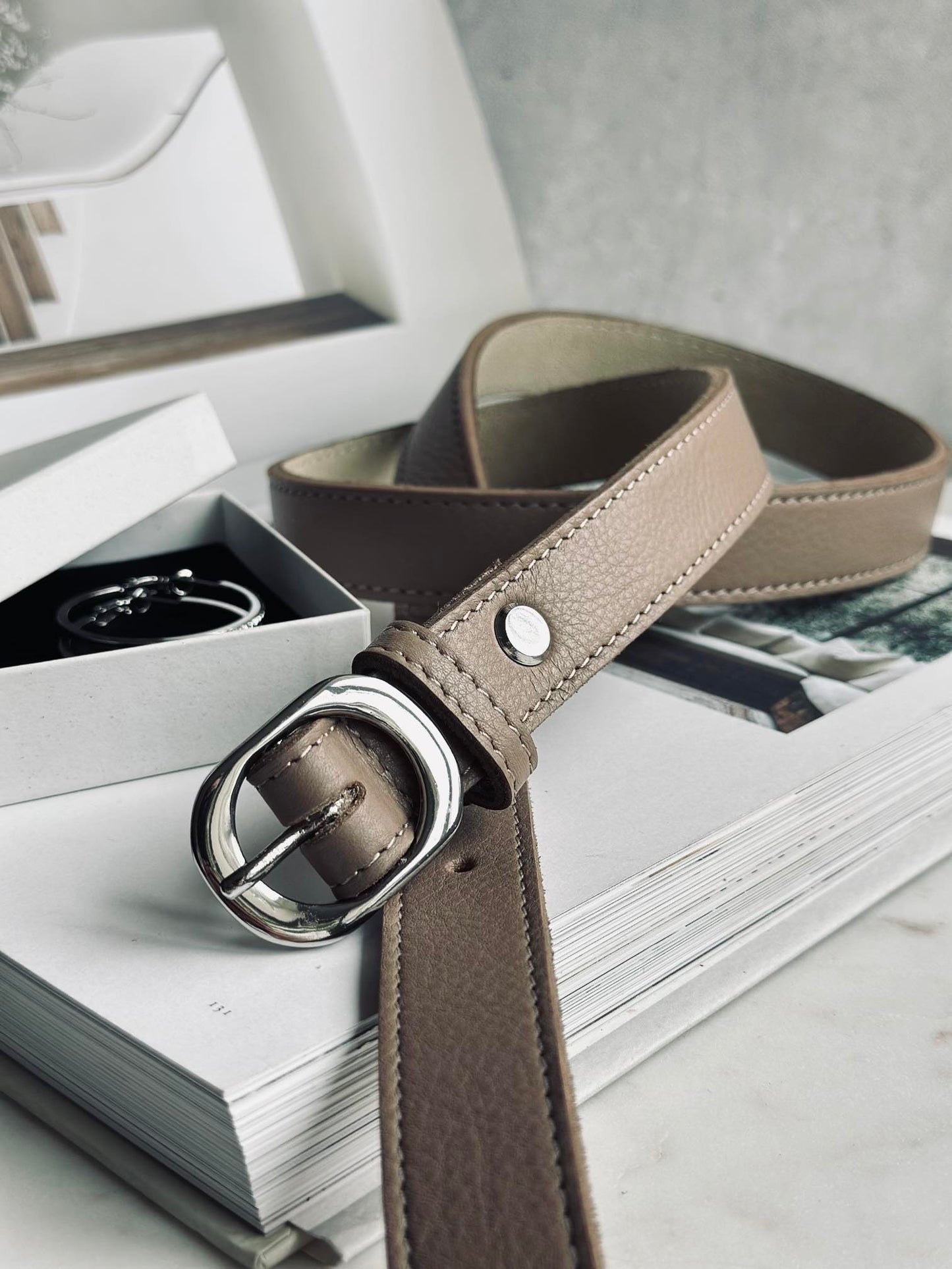 Bælte - Dusty taupe