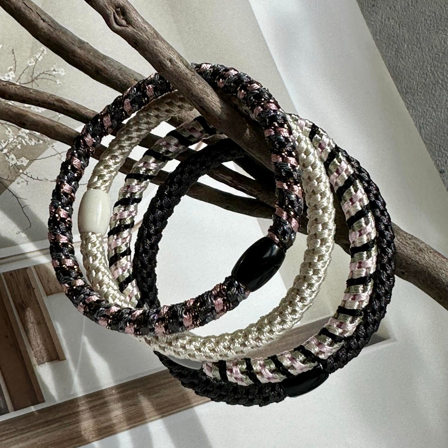 Hårelastikker Supreme Slim Mix - 4 stk.