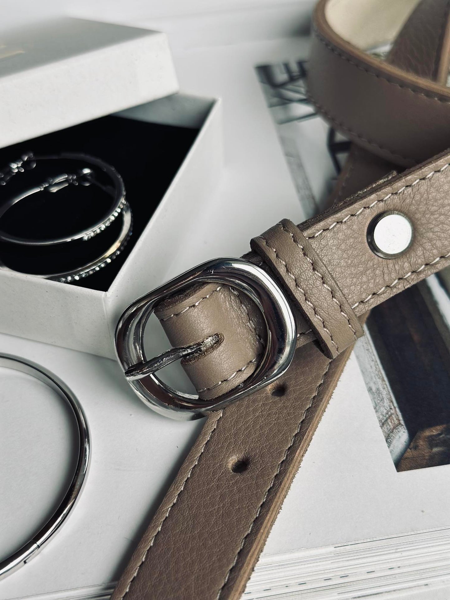 Bælte - Dusty taupe