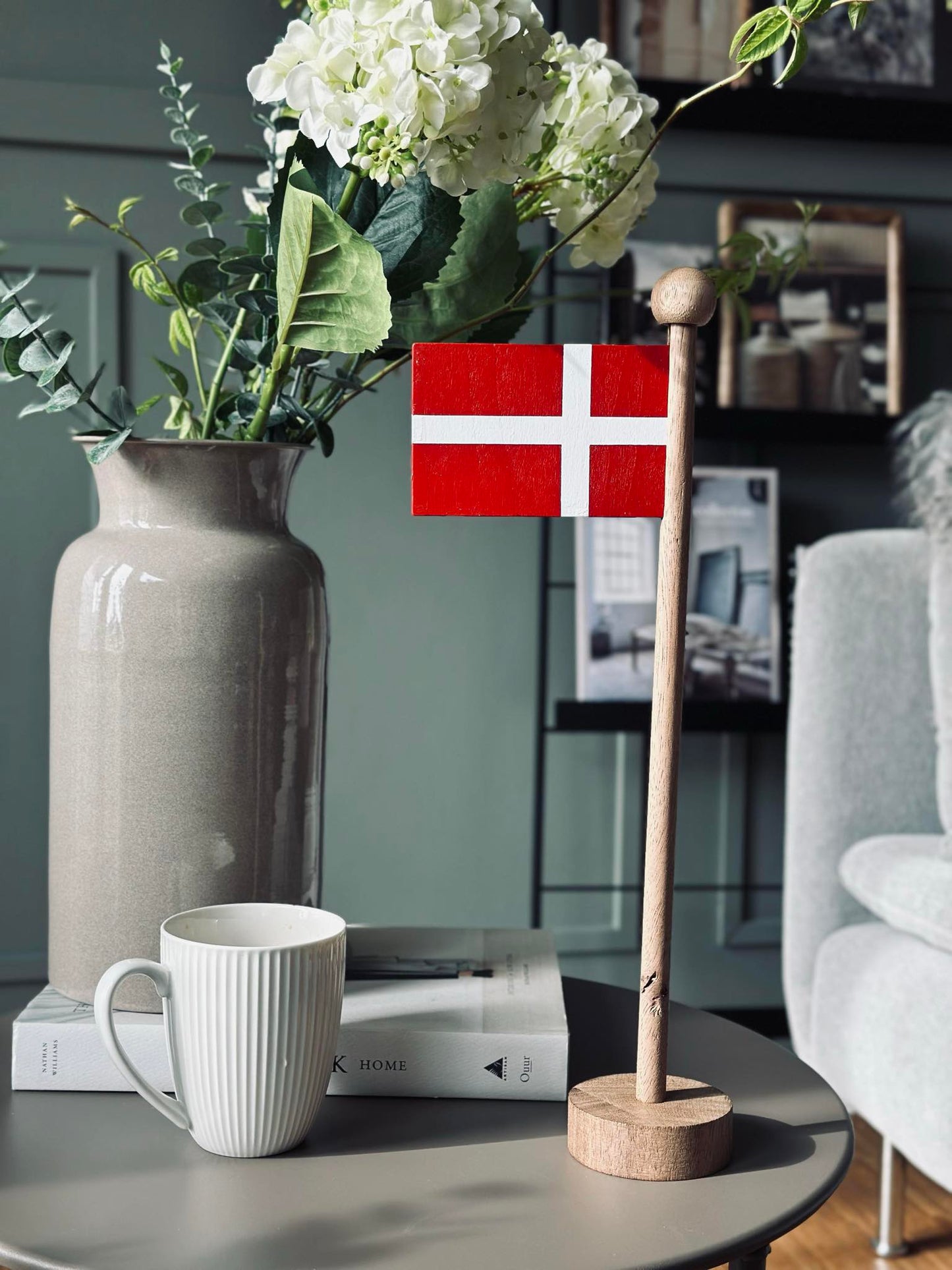 Flag Dannebrog wood - Flere størrelser