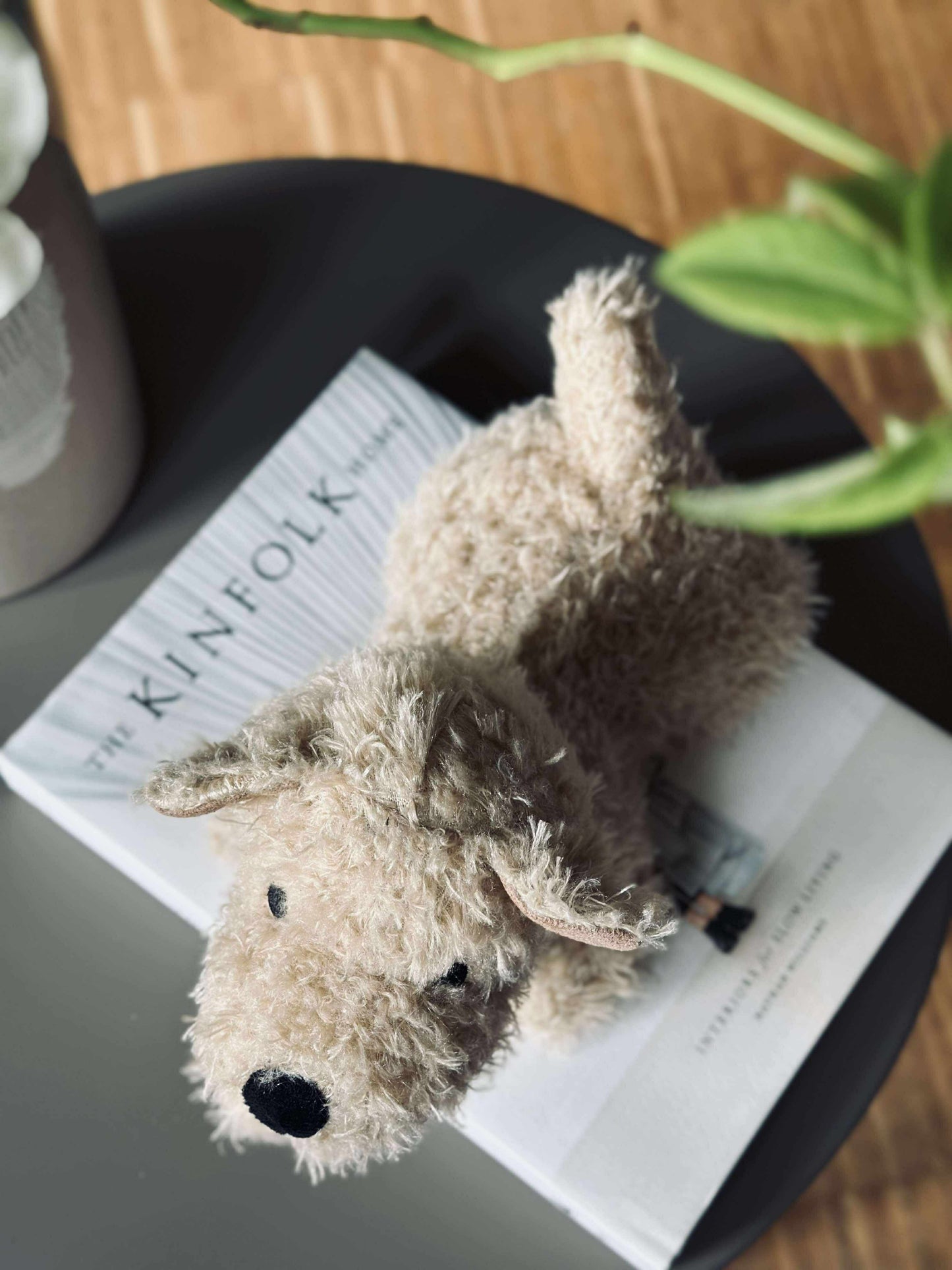 Dørstopper Plys hund - Beige