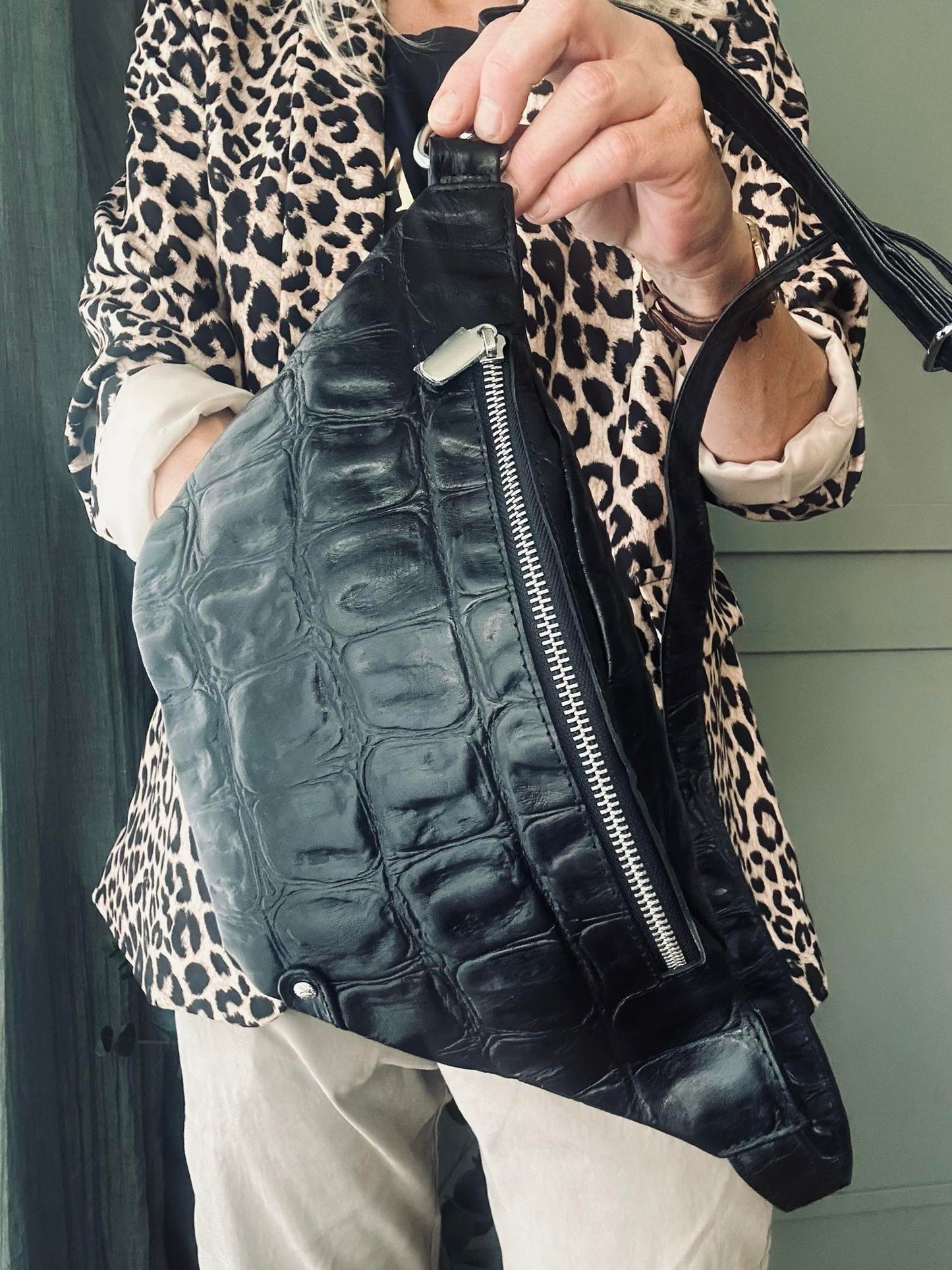 Bumbag Croco deluxe