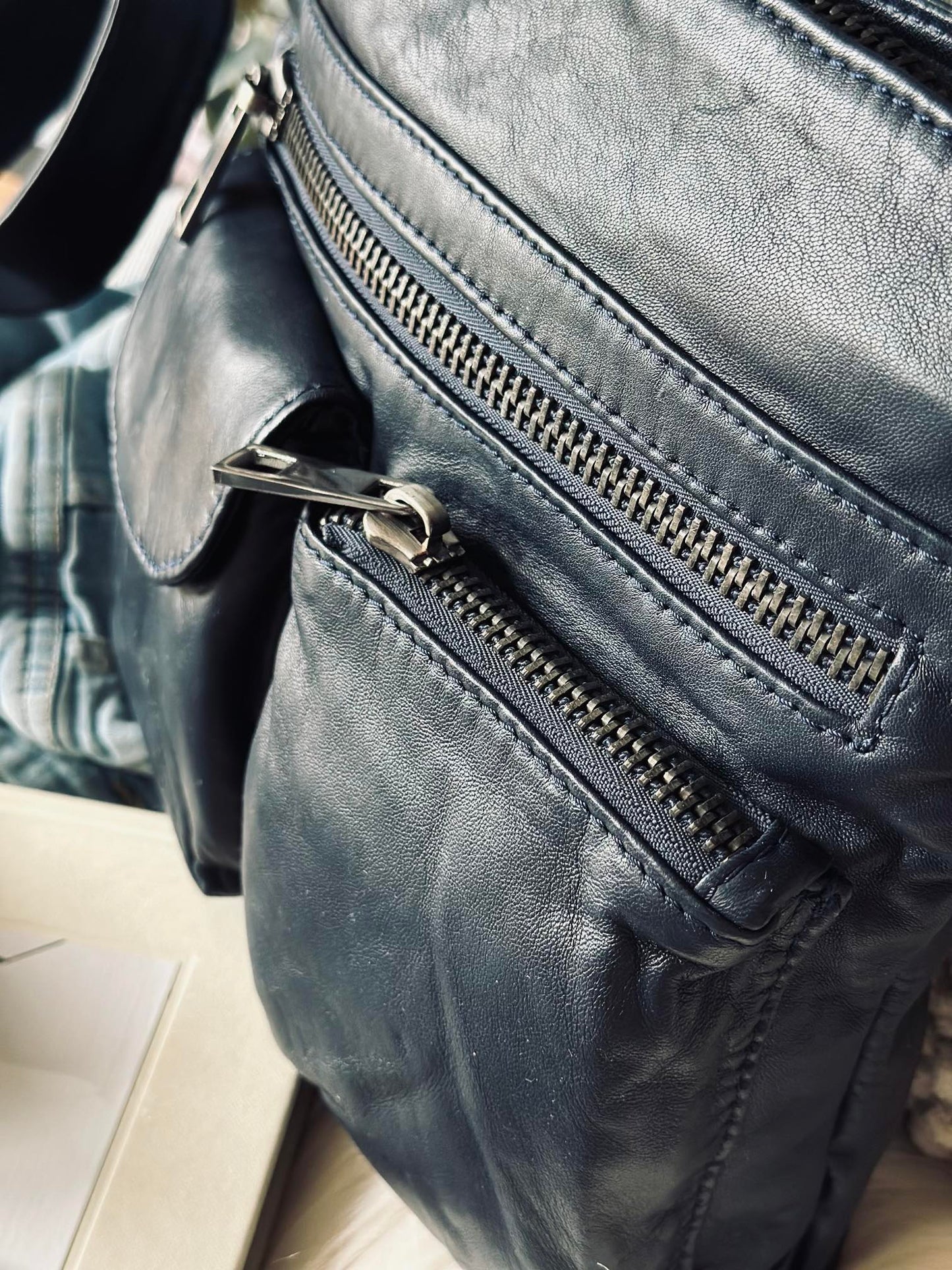 Crossbody NAVY - Ultra blød