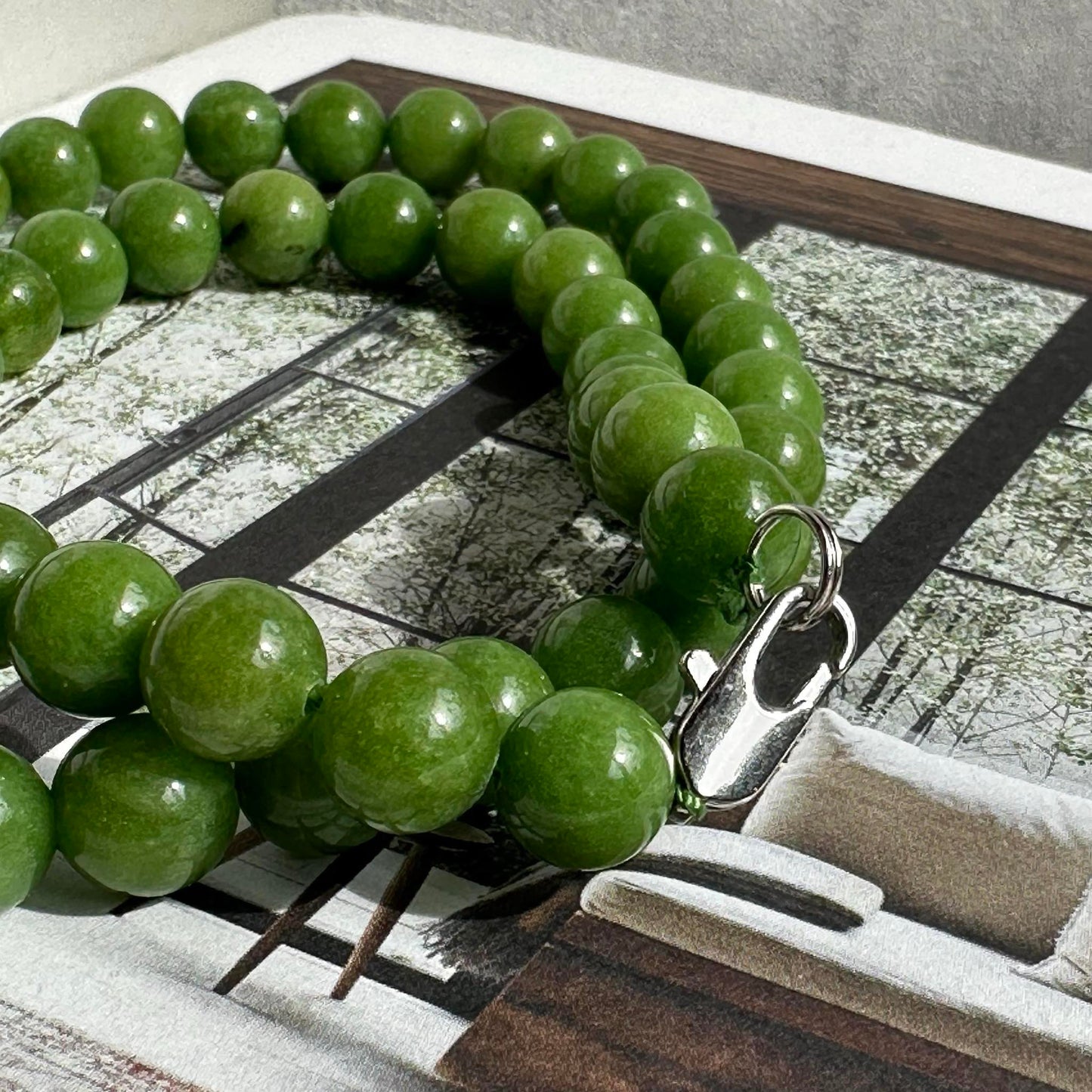 Halskæde Mary Emerald