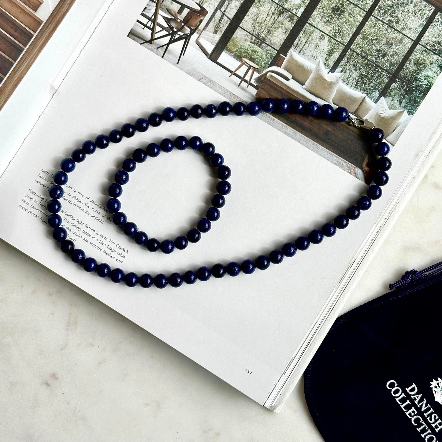 Halskæde Mary Navy