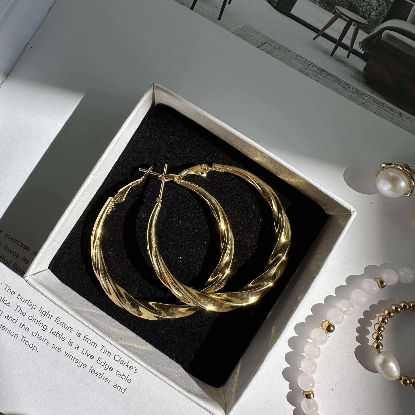 Øreringe Jayden forgyldt