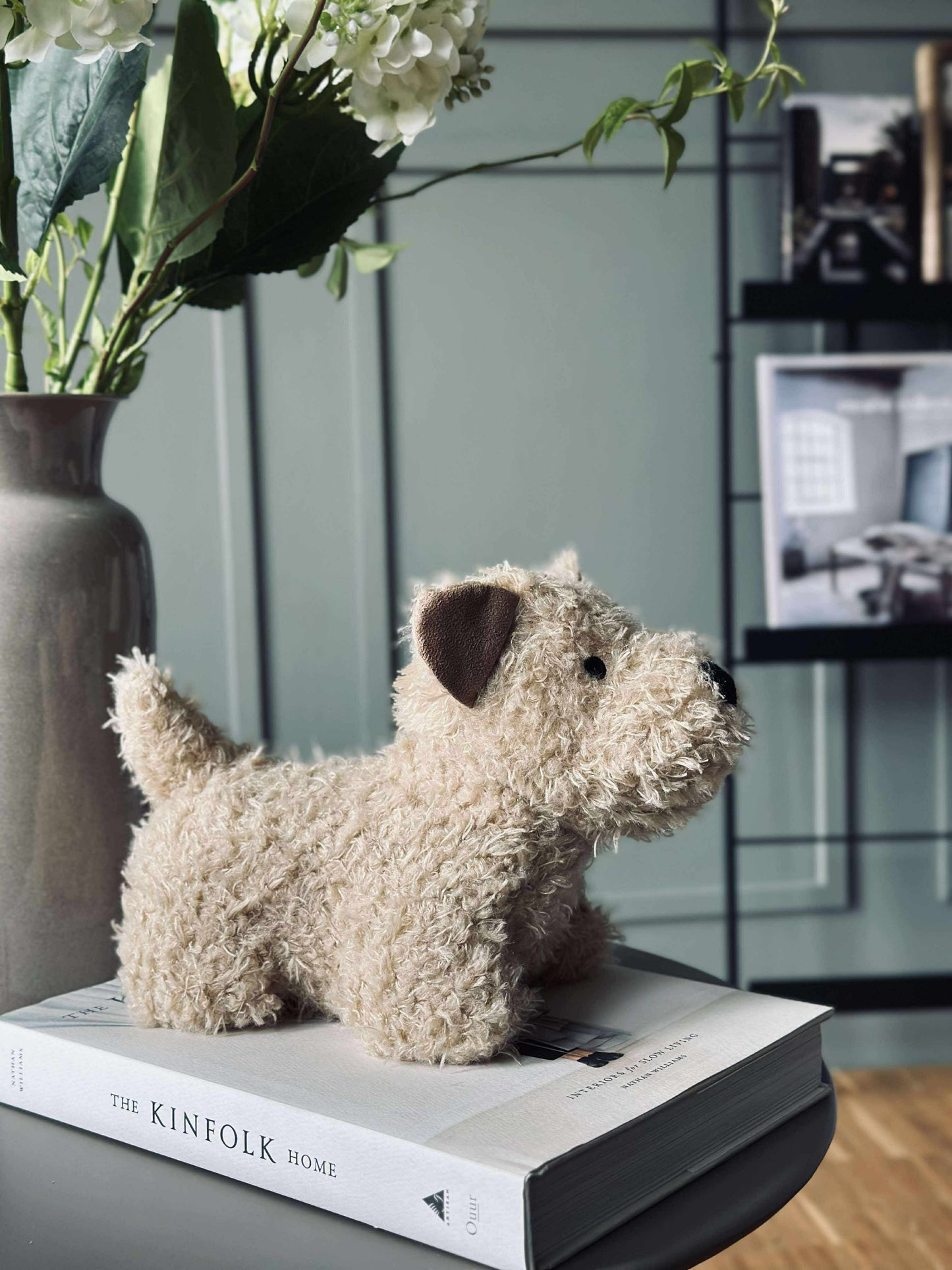 Dørstopper Plys hund - Beige