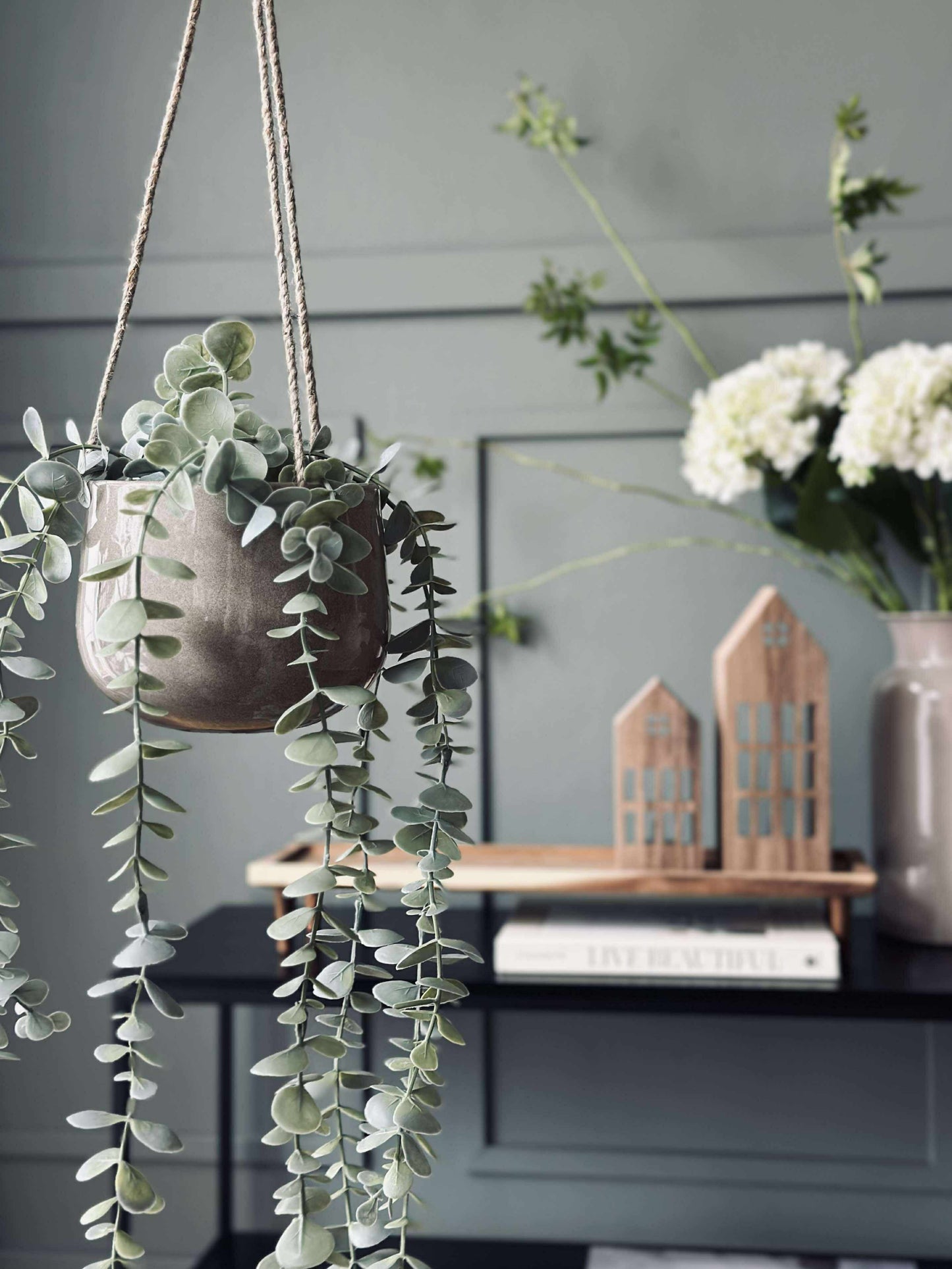 Urtepotte m. Ophæng Sand  - Flere størrelser