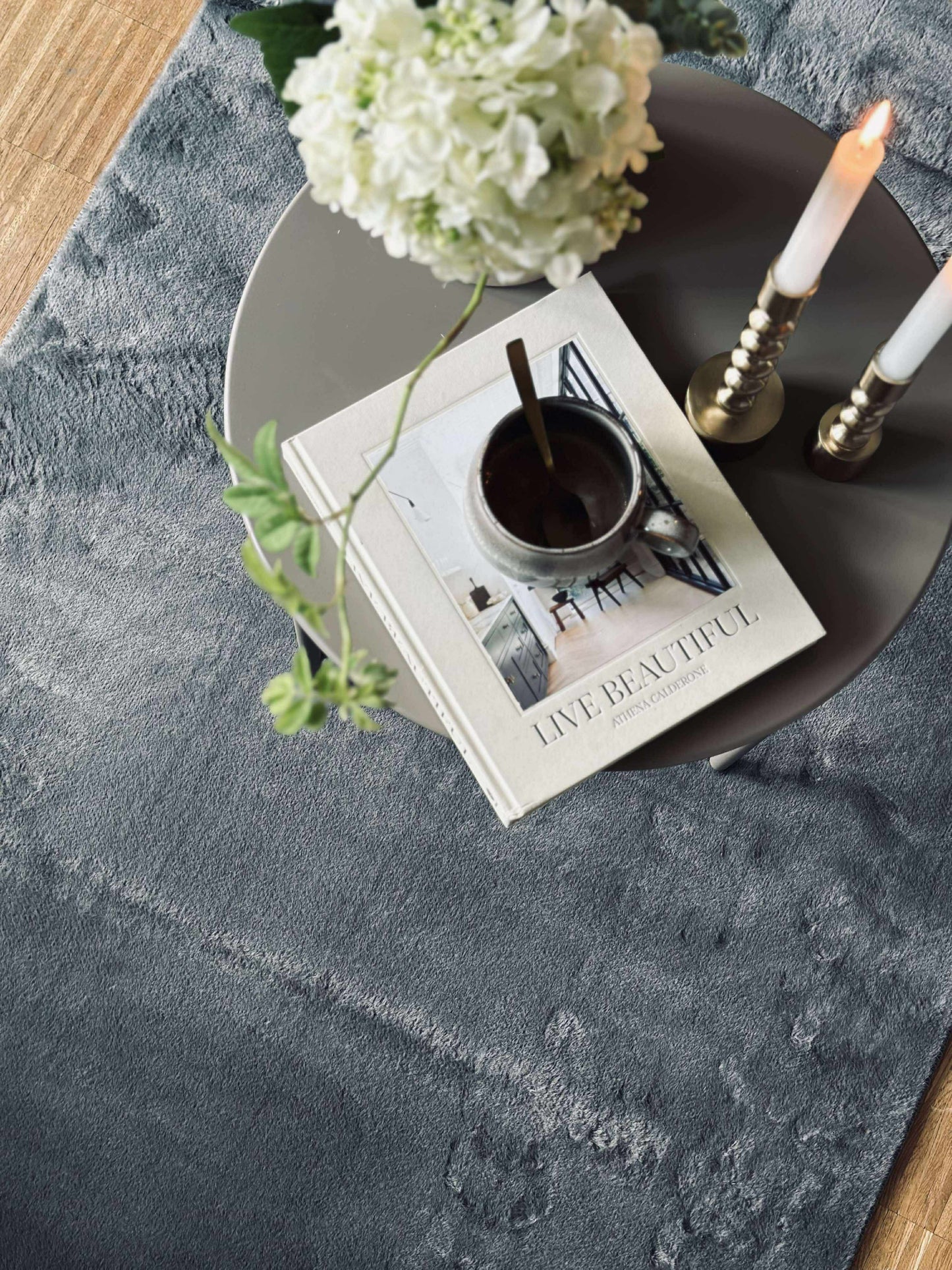 Gulvtæppe Plys grey