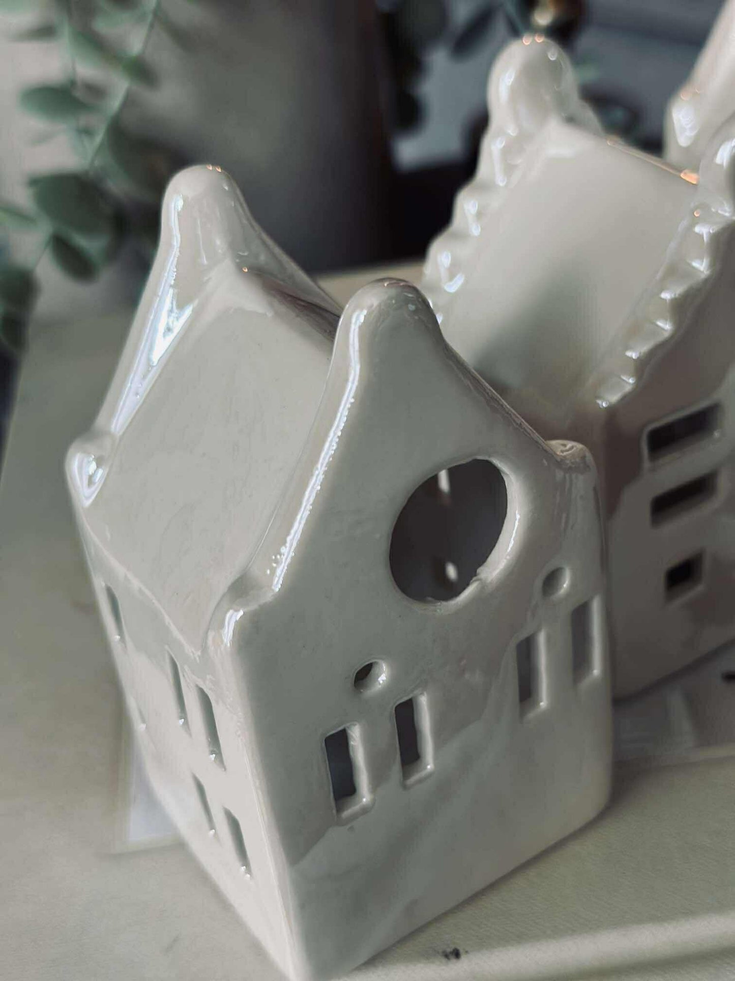 Lyshus med led  - WHITE MIX