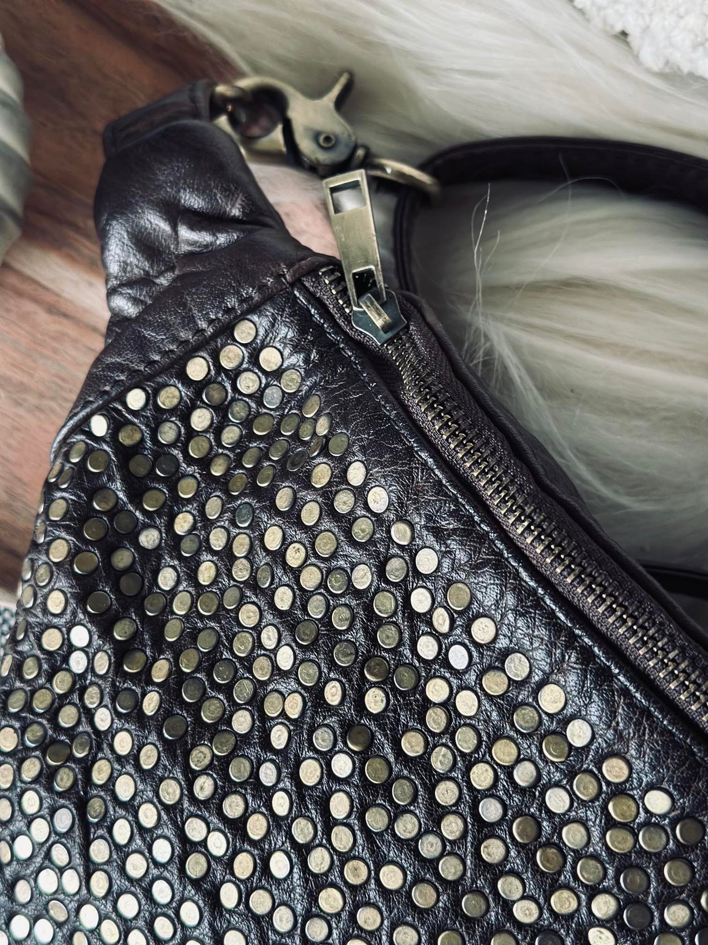 Bumbag Deluxe med nitter - Brown