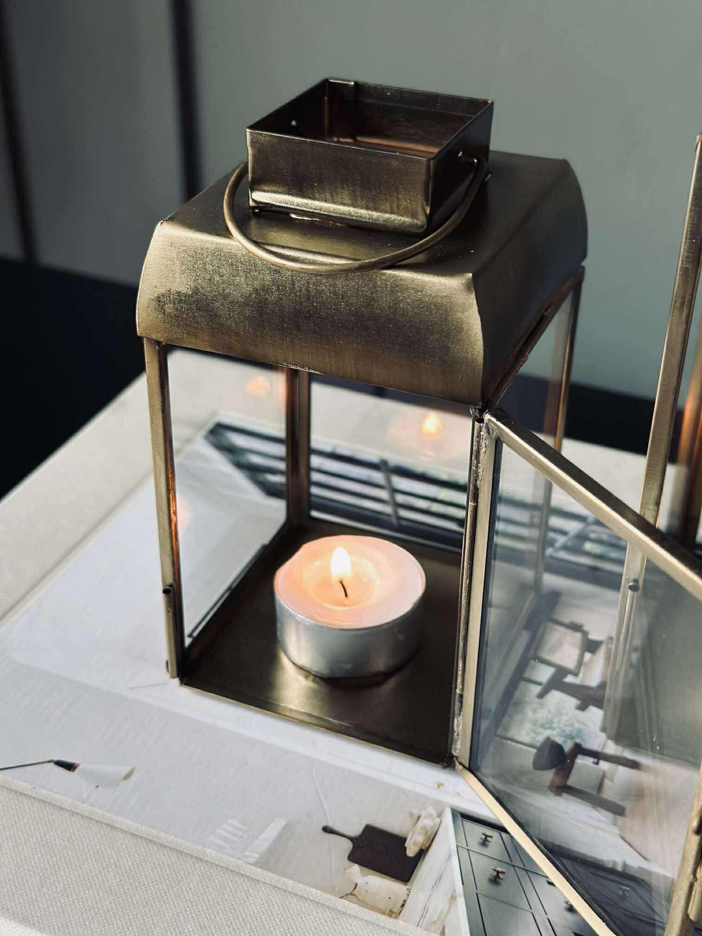 Lanterne Guld - Flere størrelser