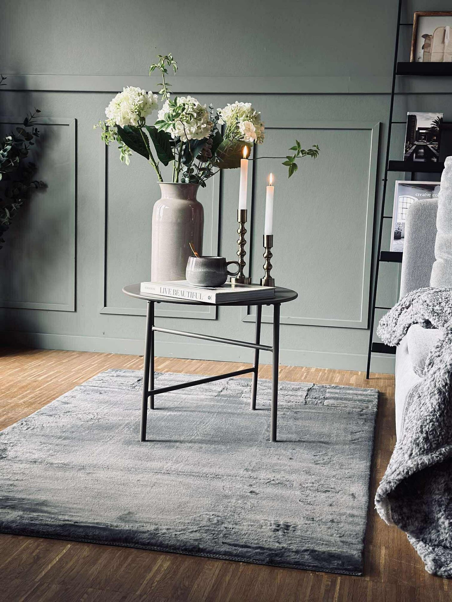 Gulvtæppe Plys grey