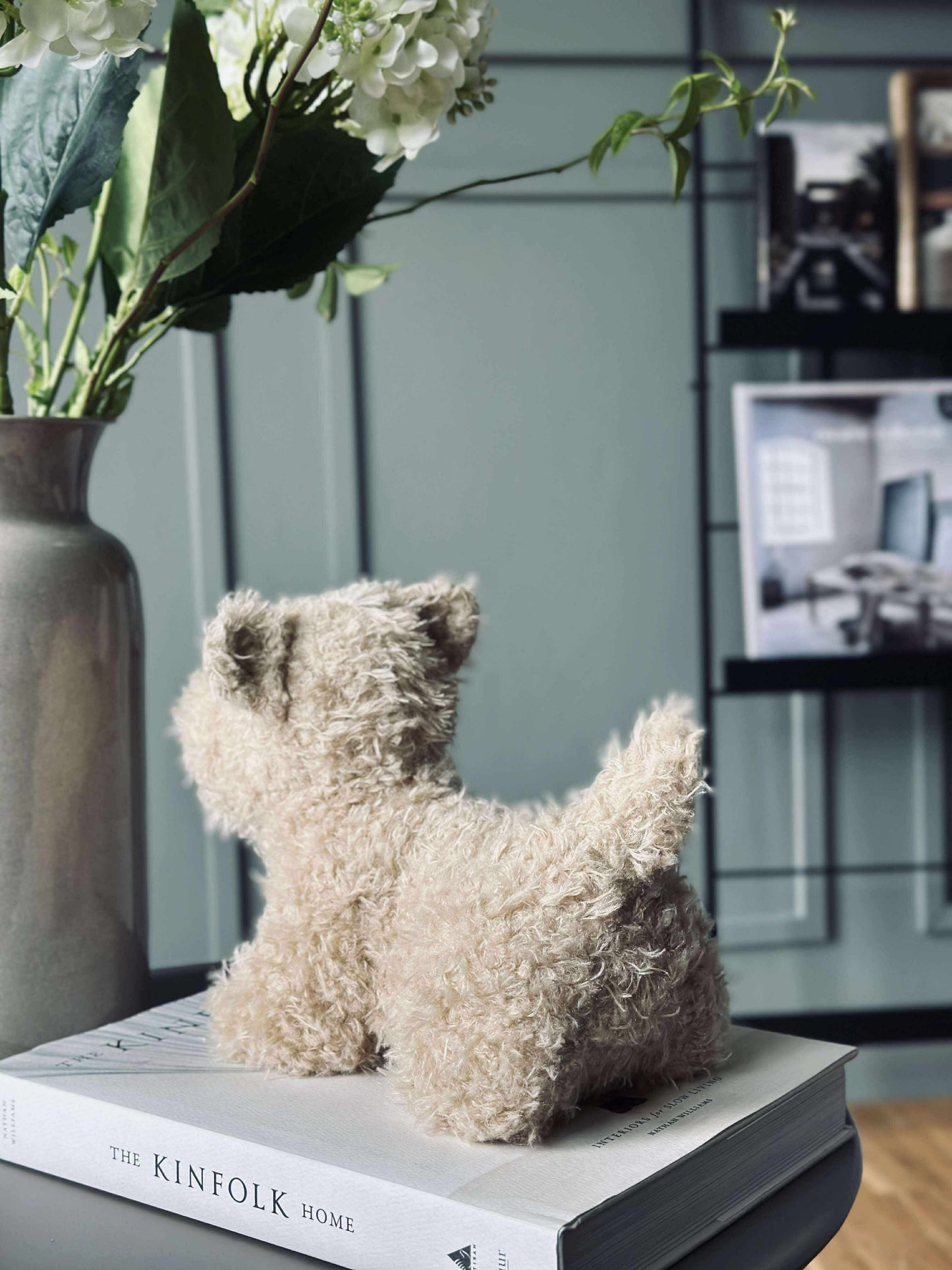 Dørstopper Plys hund - Beige