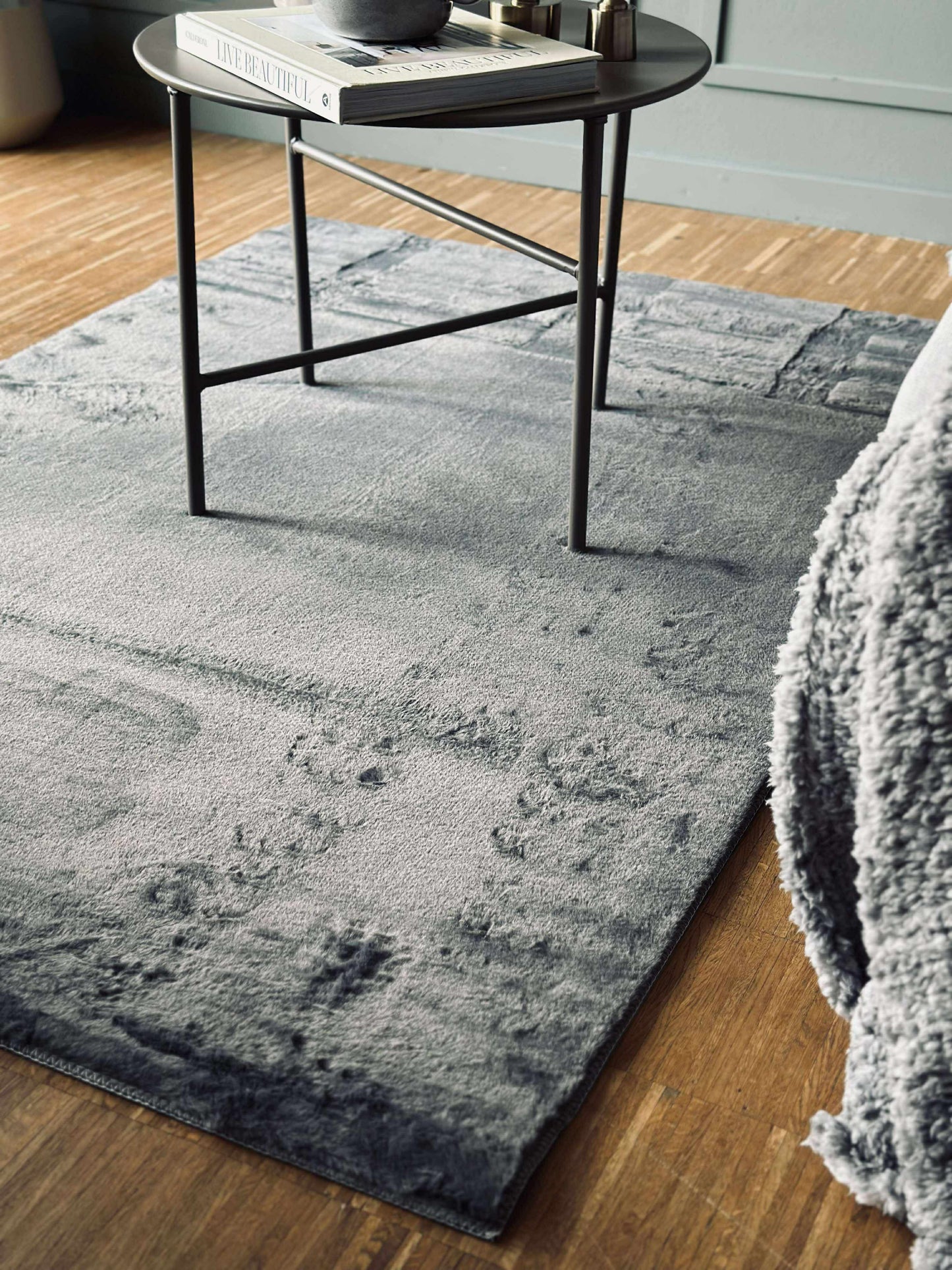 Gulvtæppe Plys grey