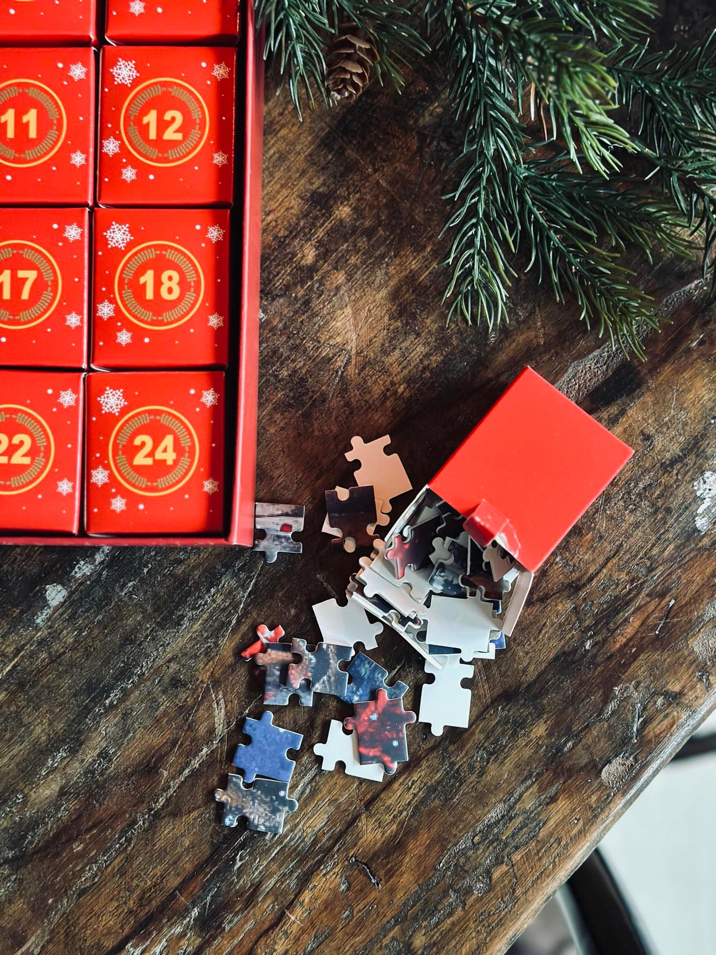 Julekalender puzzle mix