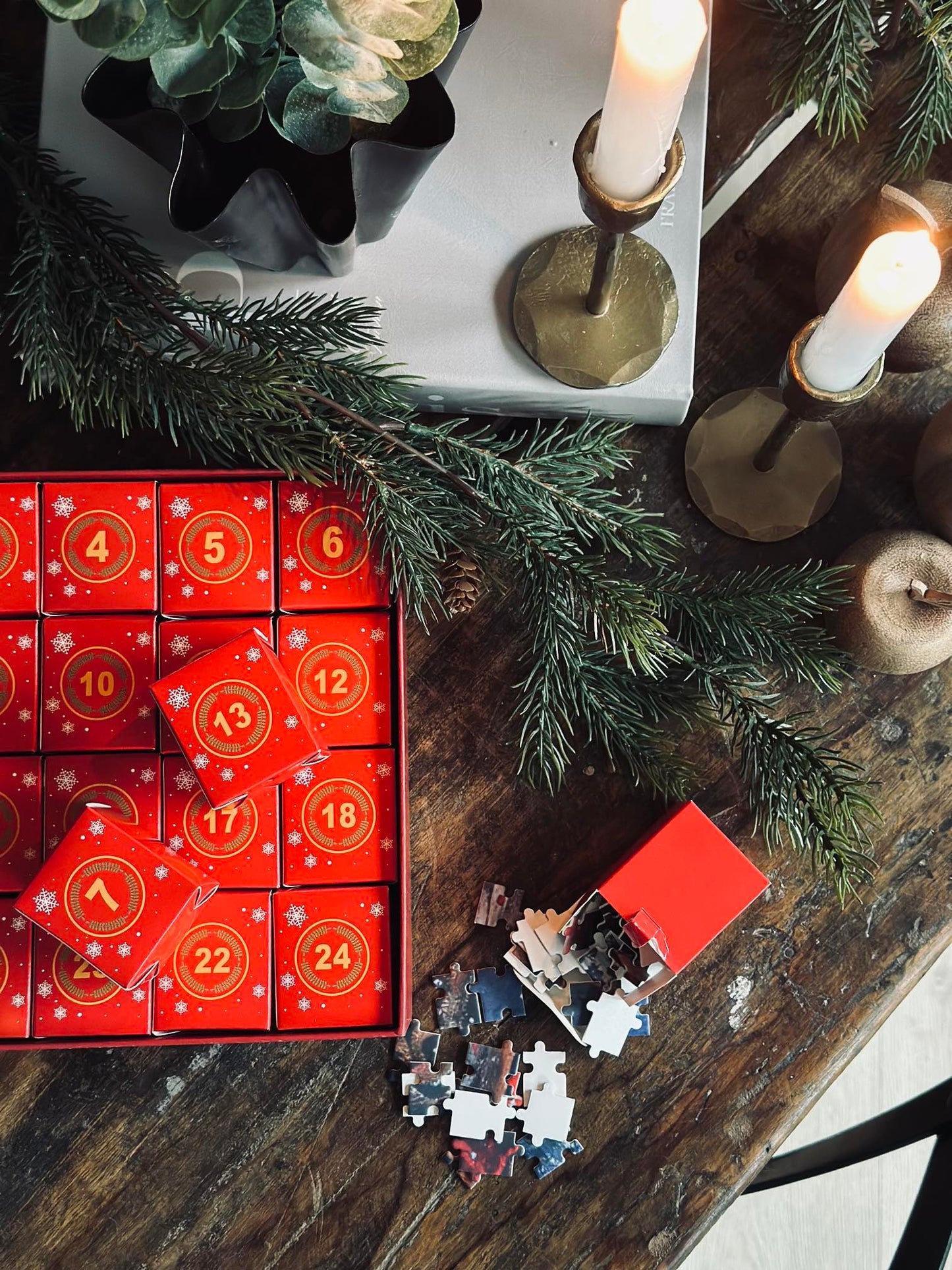 Julekalender puzzle mix