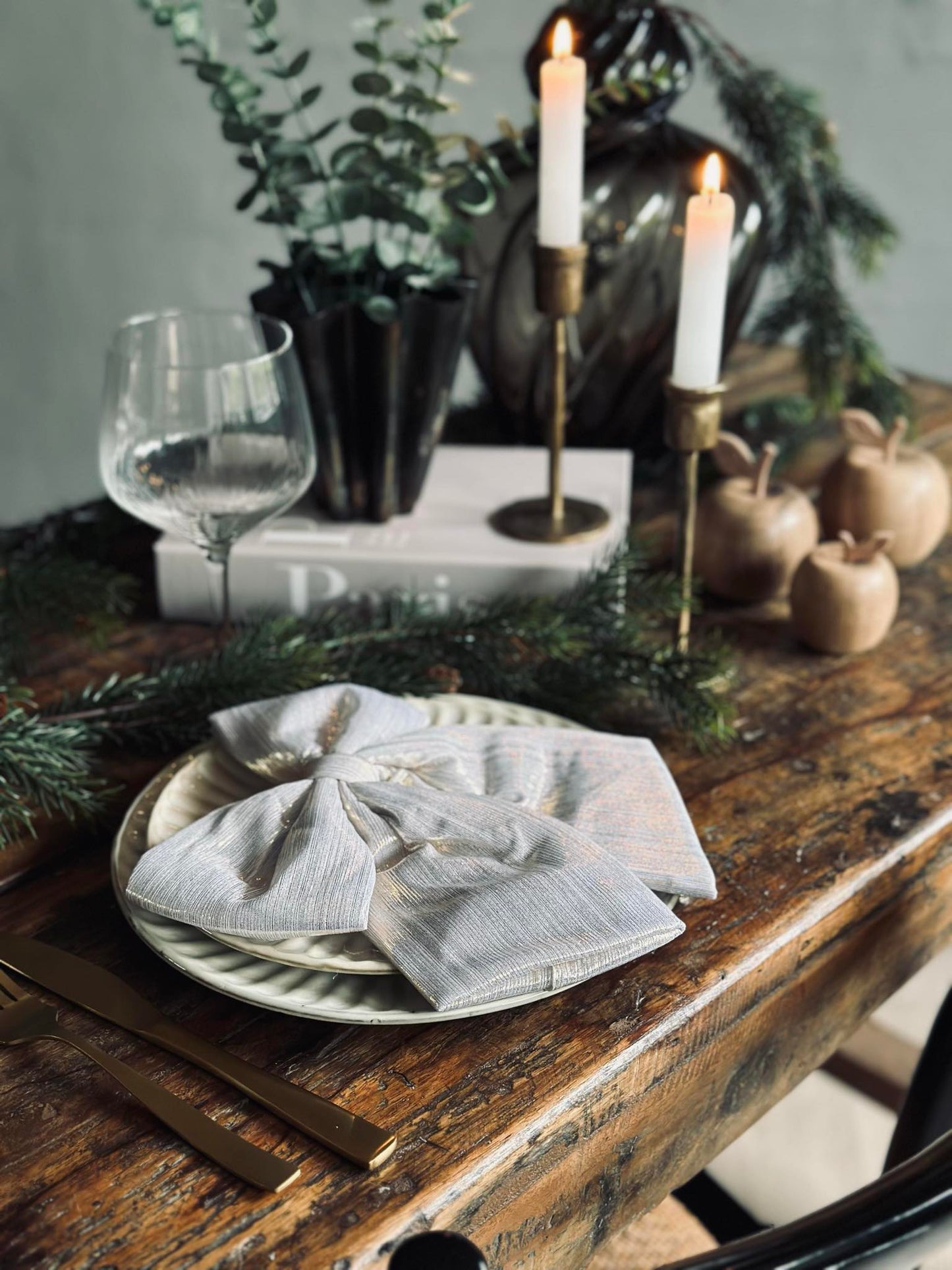 Sløjfe Champagne 23cm
