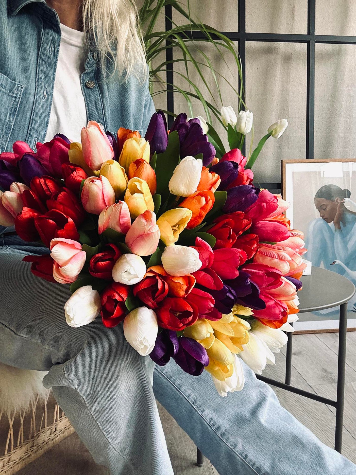 Tulipaner Silke look– Flere farver