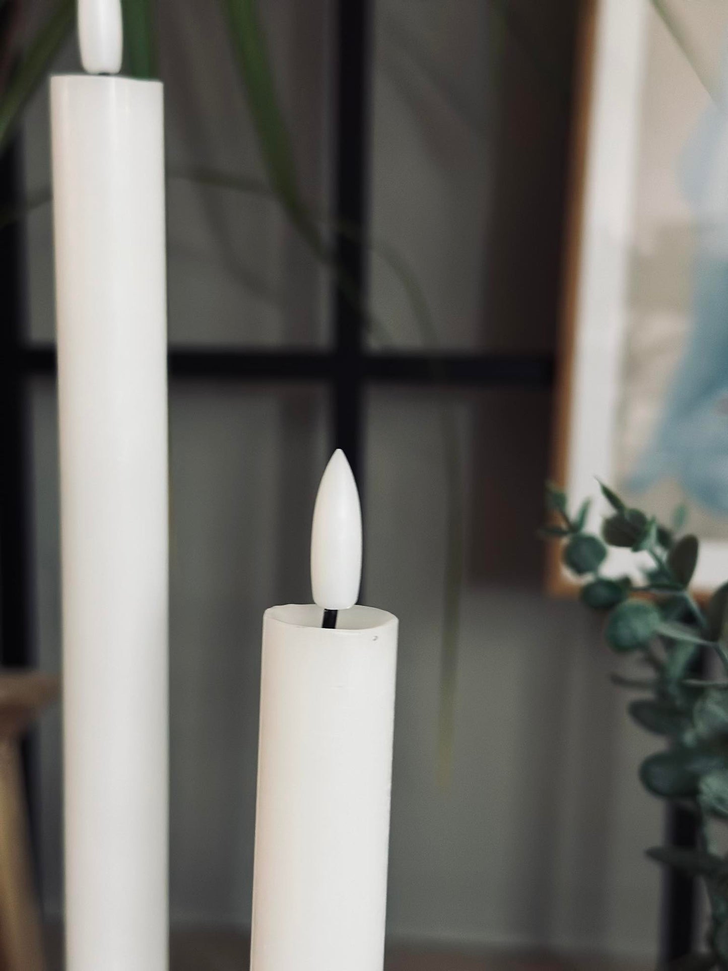 LED Lyspakke med 8 dele - Hvid