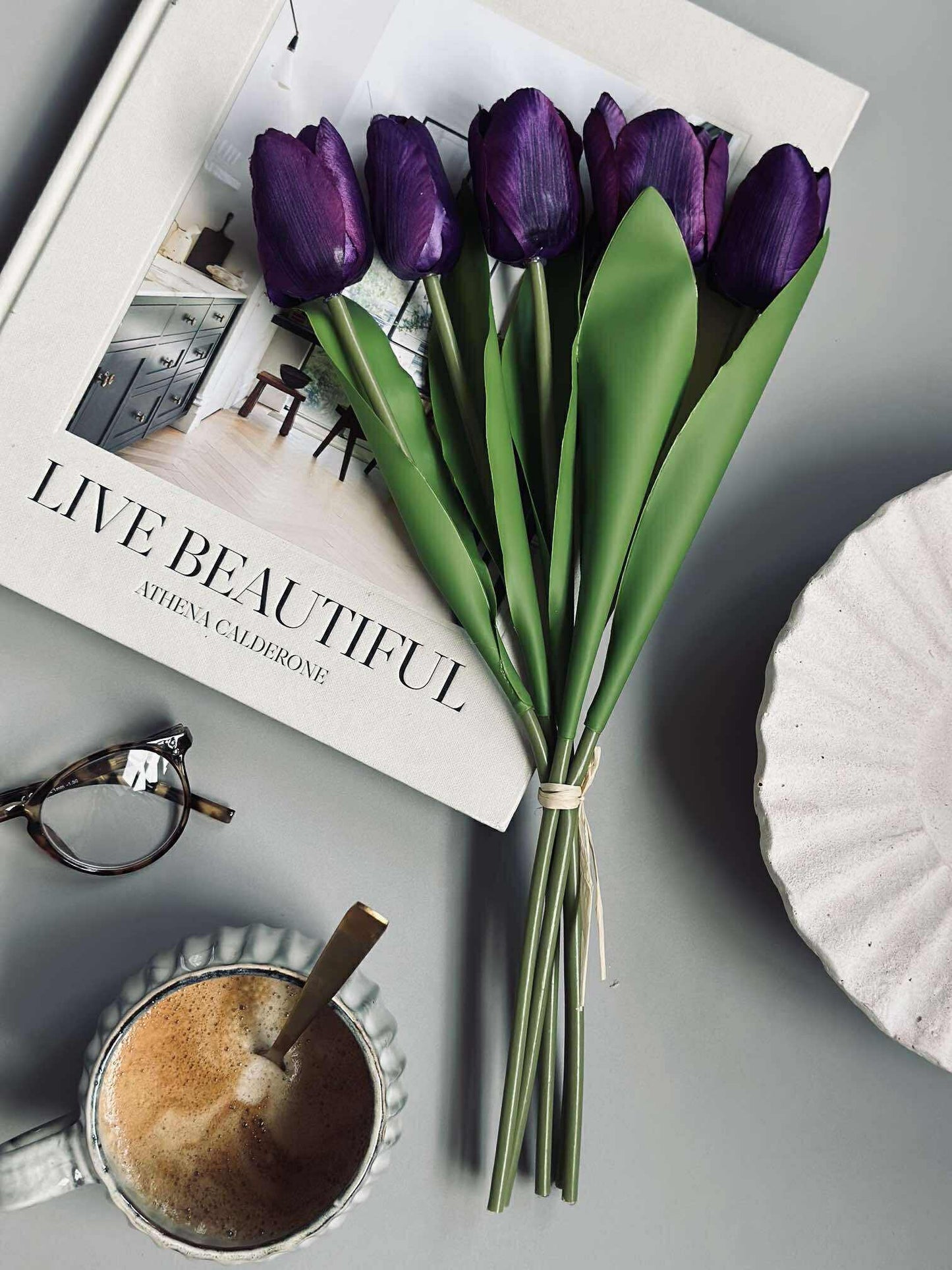 Tulipaner Silke look– Flere farver