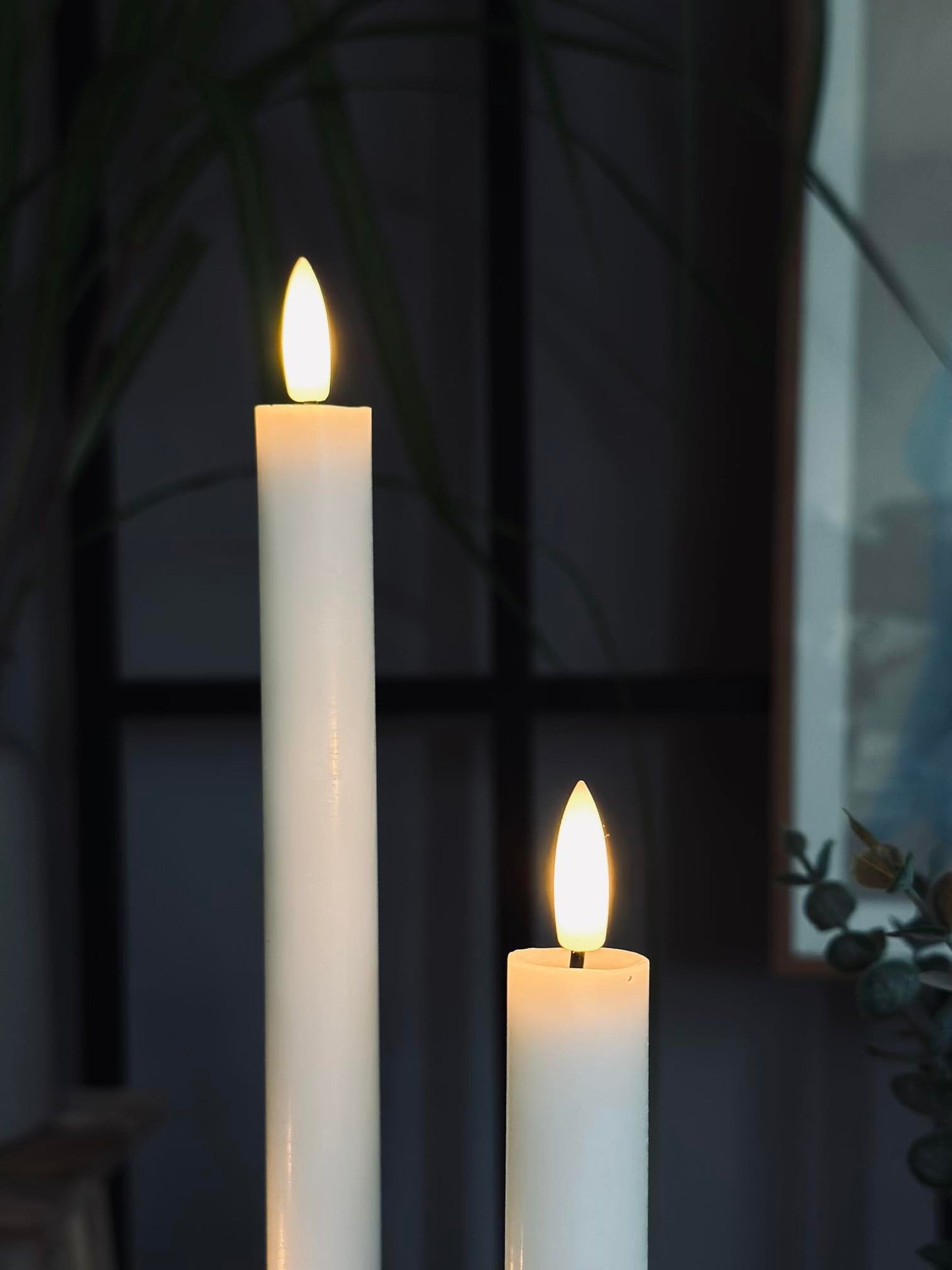 LED Lyspakke med 8 dele - Hvid