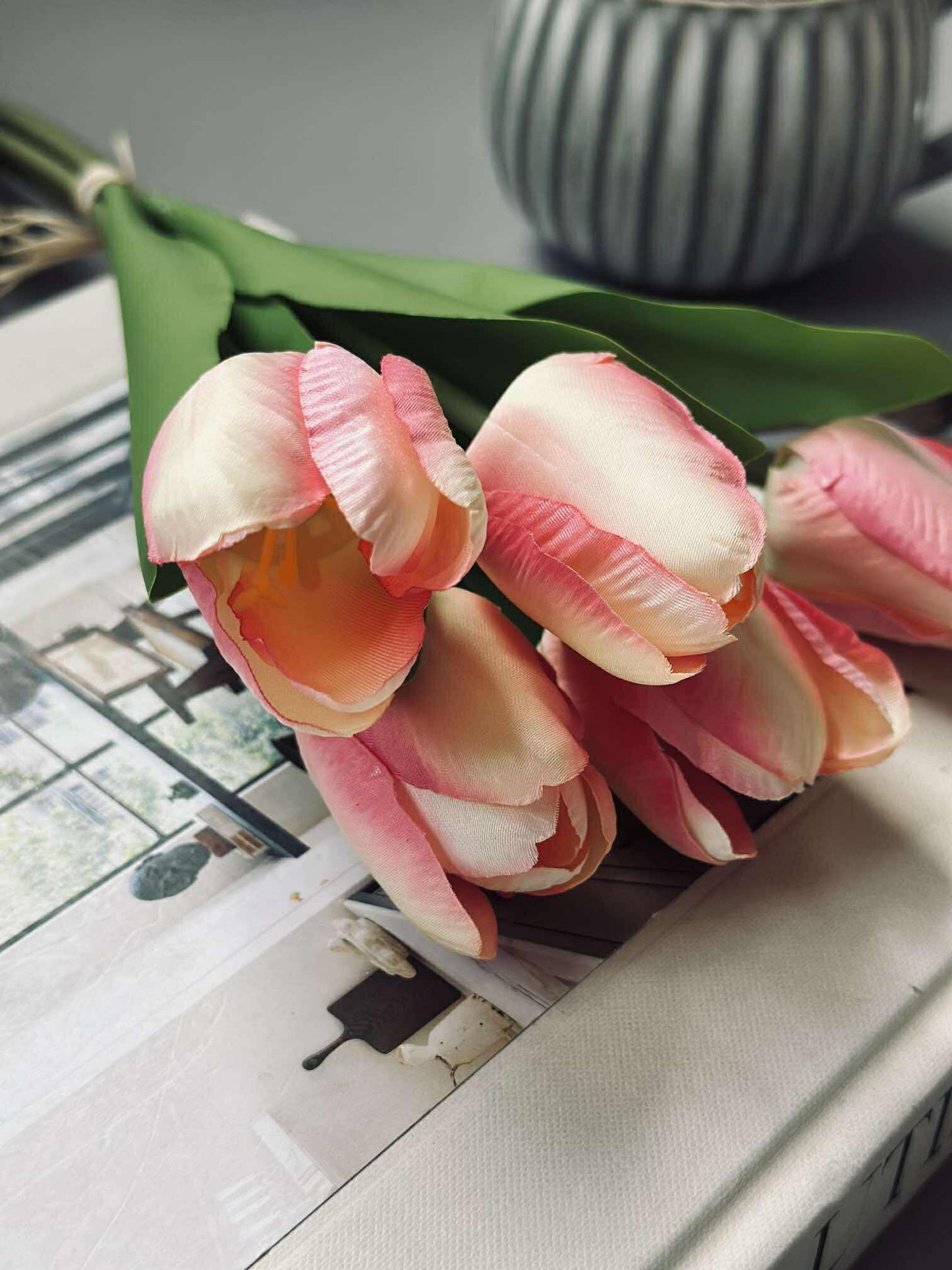 Tulipaner Silke look– Flere farver