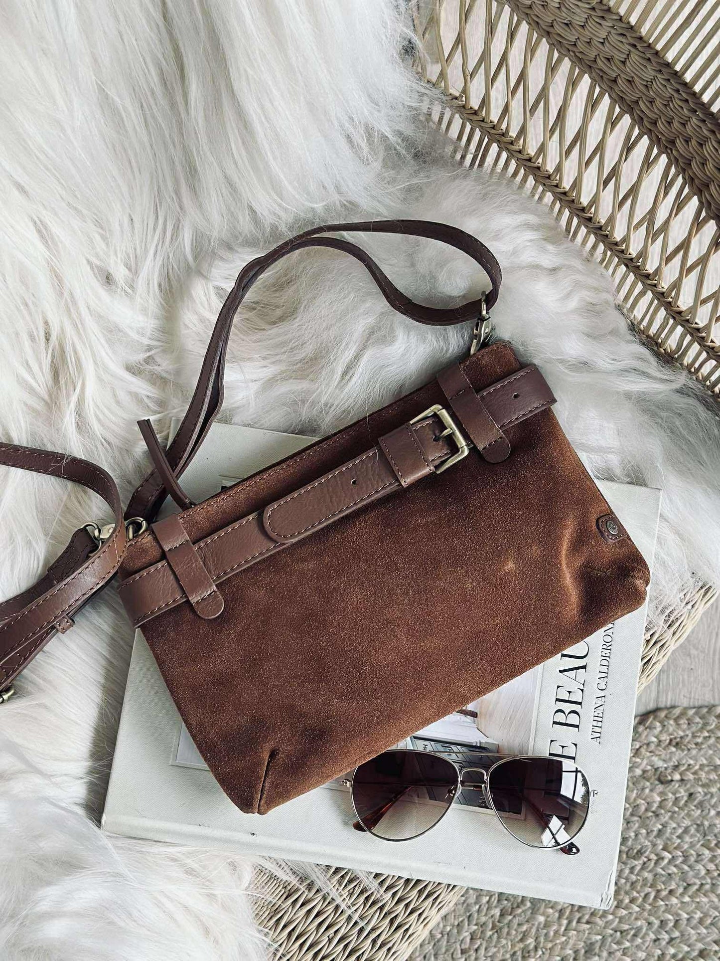 Clutch ruskind - Cognac