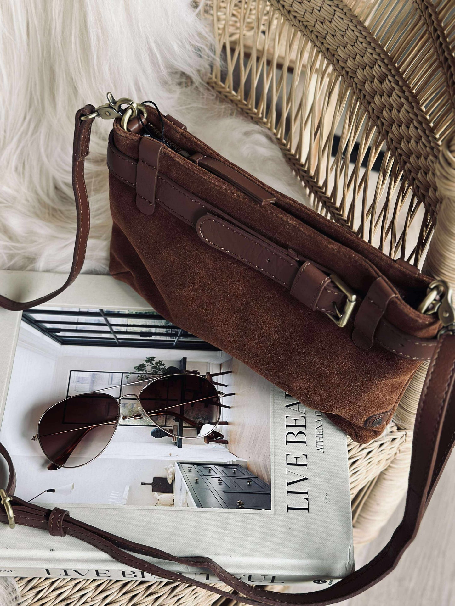 Clutch ruskind - Cognac
