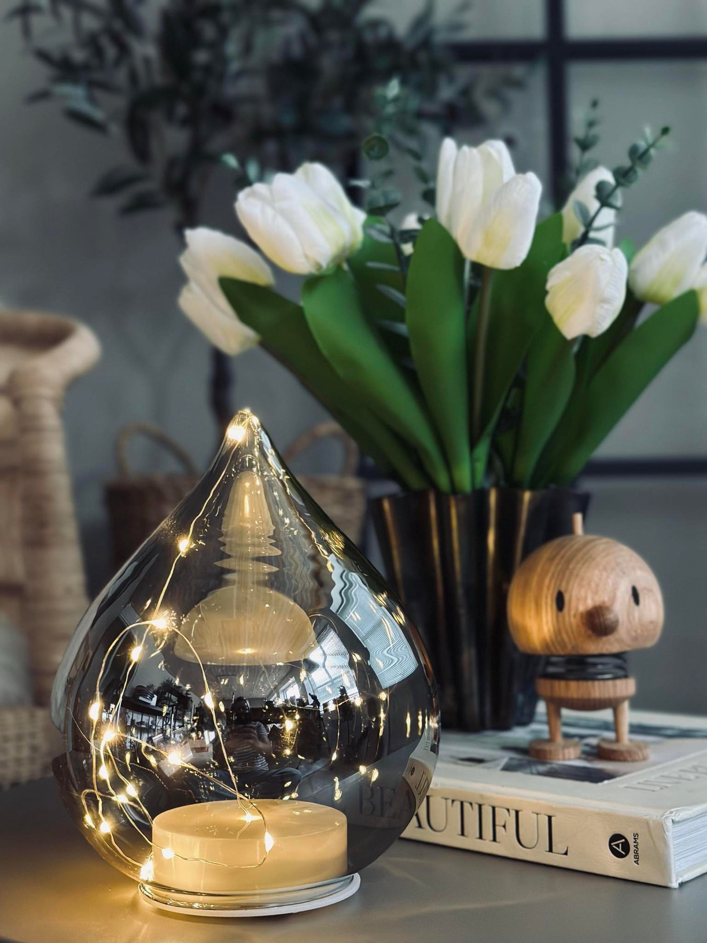 Drop led lampe - 19 cm