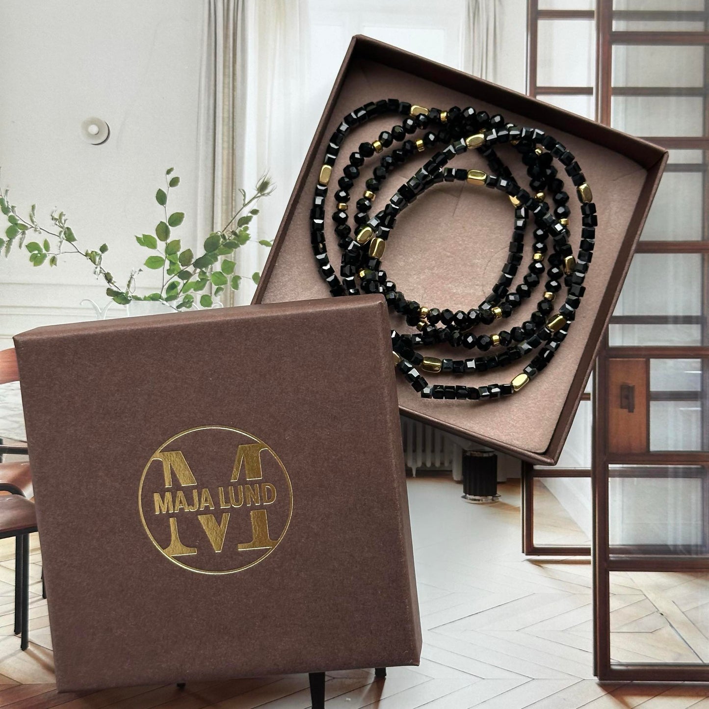 Armbånd Merle Sort mix - Sæt med 5 stk