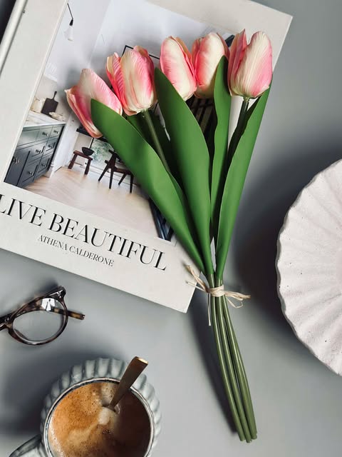 Tulipaner Silke look– Flere farver