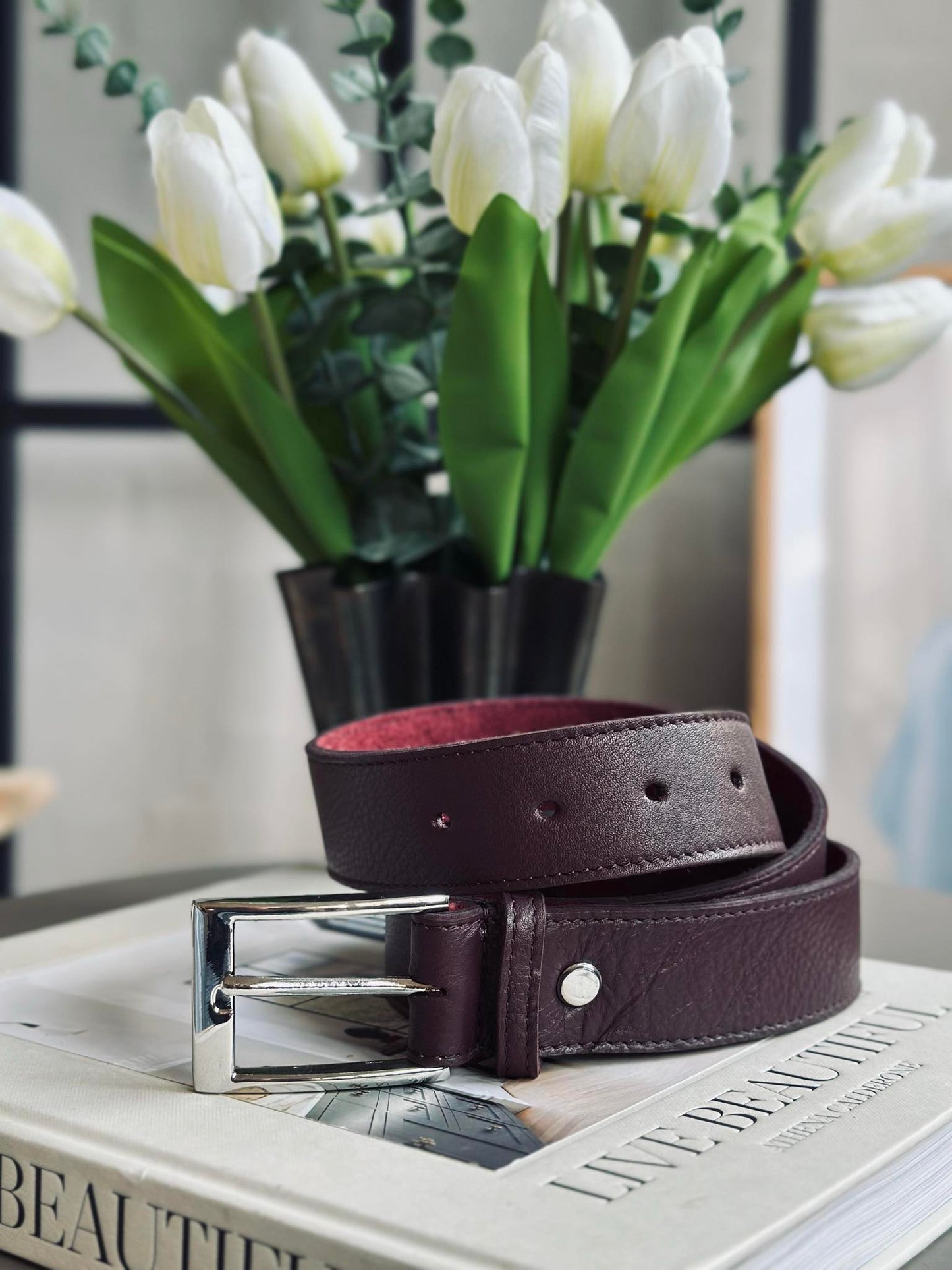 Bælte 3,5 cm - OX blood